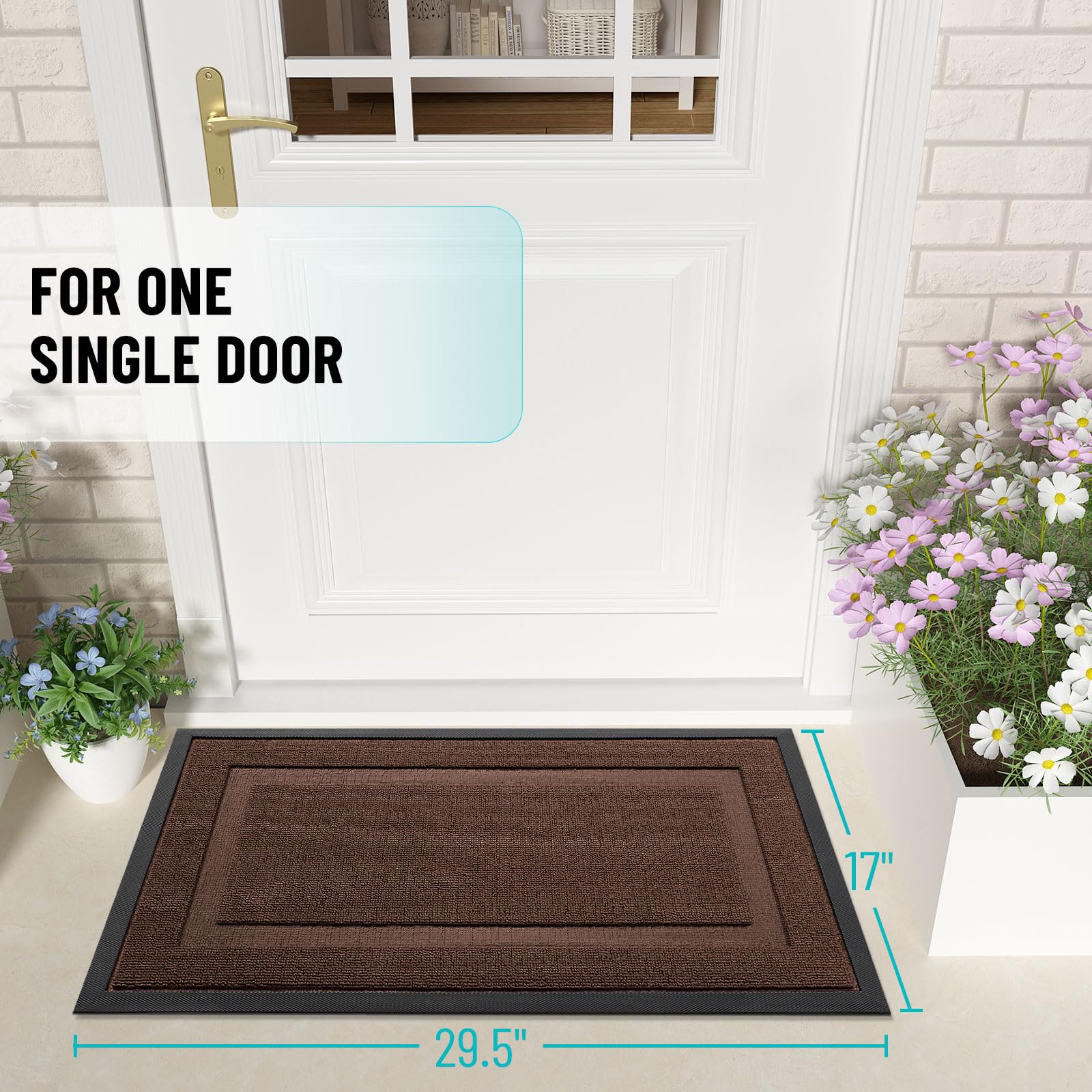 Front Door Mat Outside 29.5x17