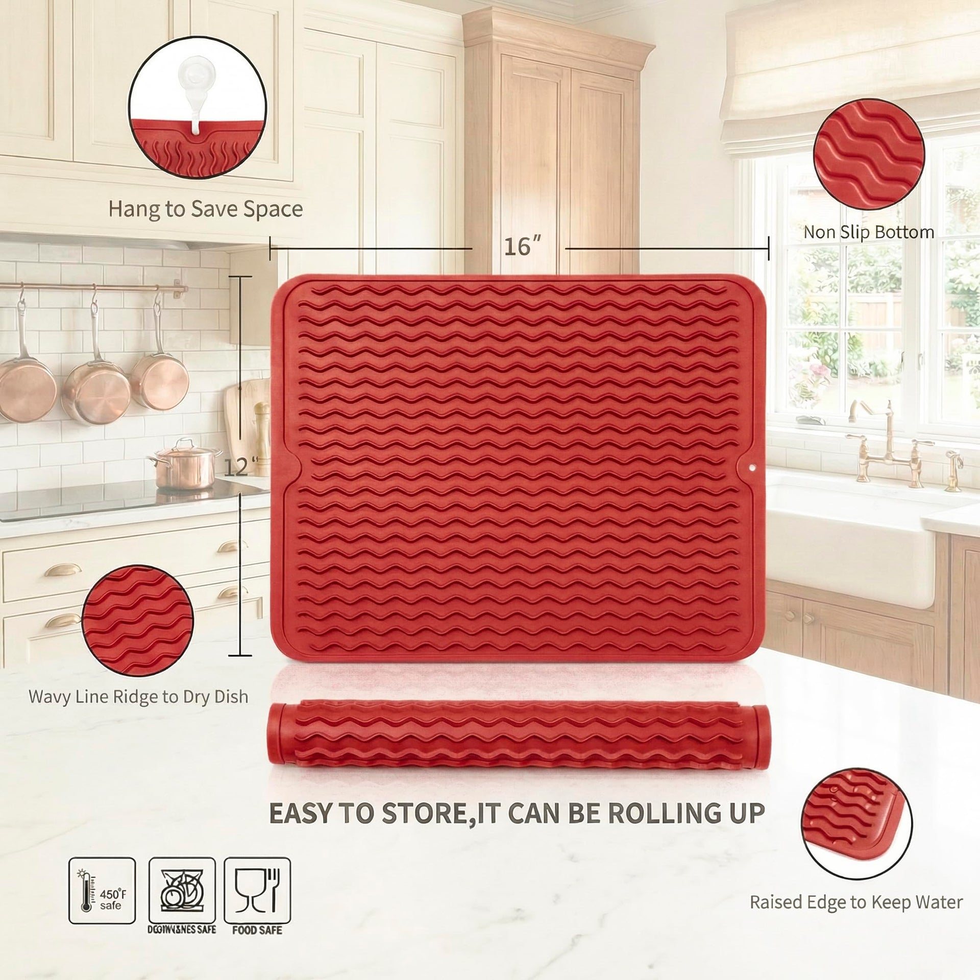 Silicone Dish Drying Mat