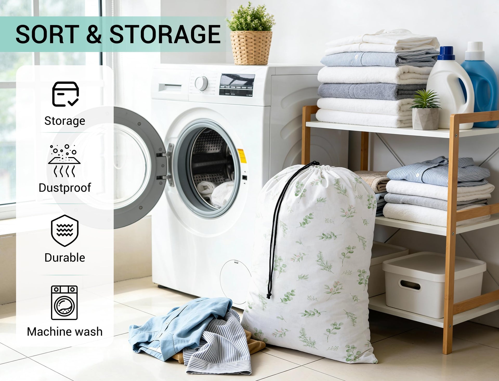 Bulk Travel Laundry Bag (24 Count)