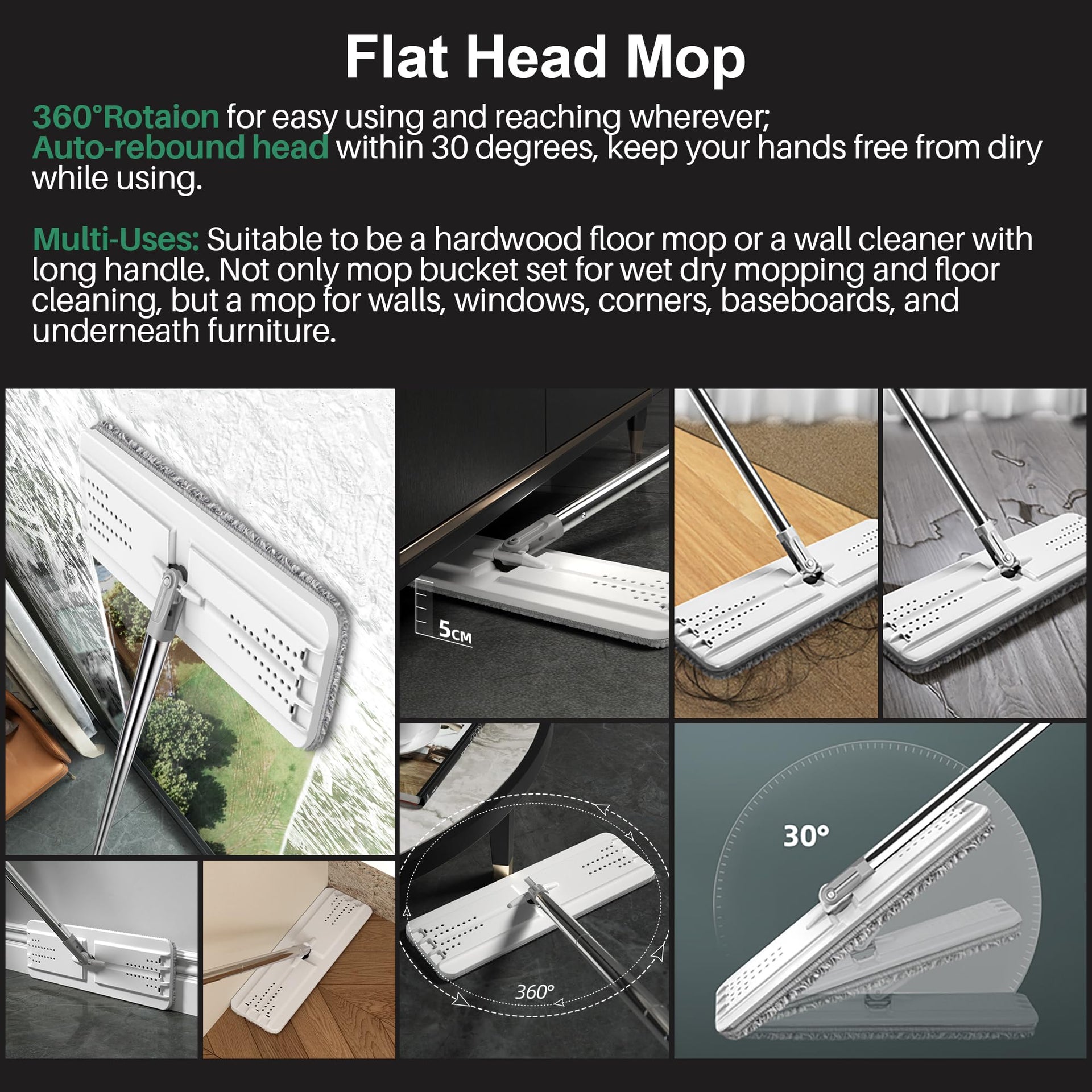 Mop and Bucket Set for Home and Commercial Use - ModHome Supplies