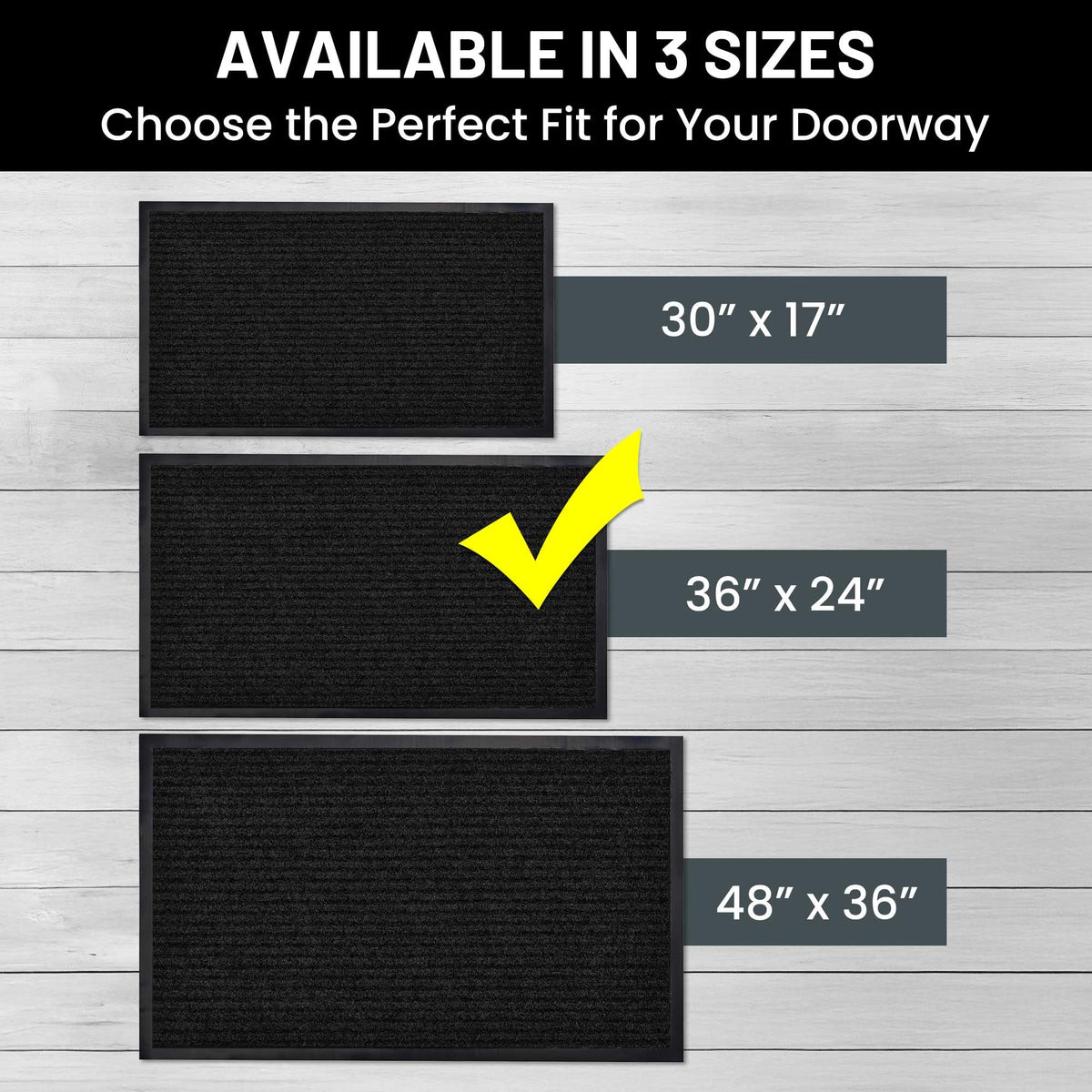 Front Door Mat (2 Count)