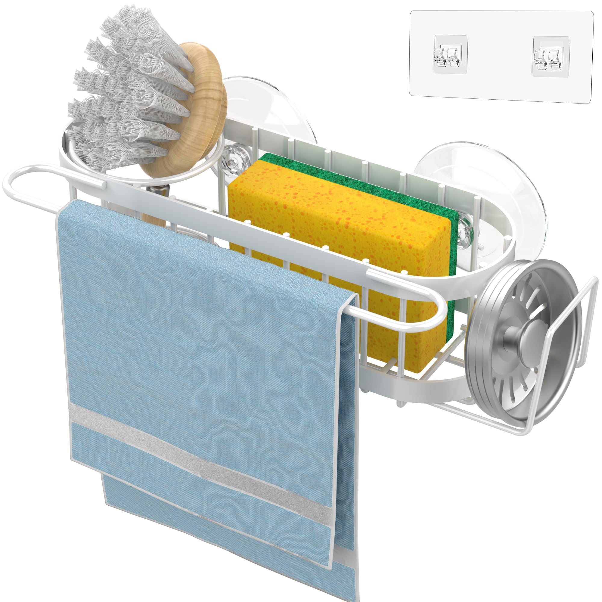 Kitchen Sink Caddy Sponge Holder in The Sink