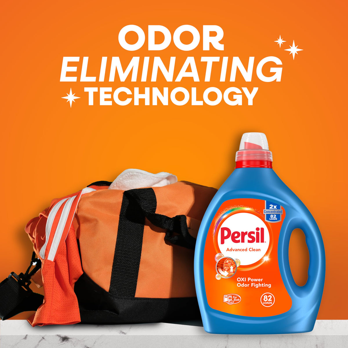 Advanced Clean Oxi+Odor Laundry Detergent (82.5 Fl Oz) - ModHome Supplies