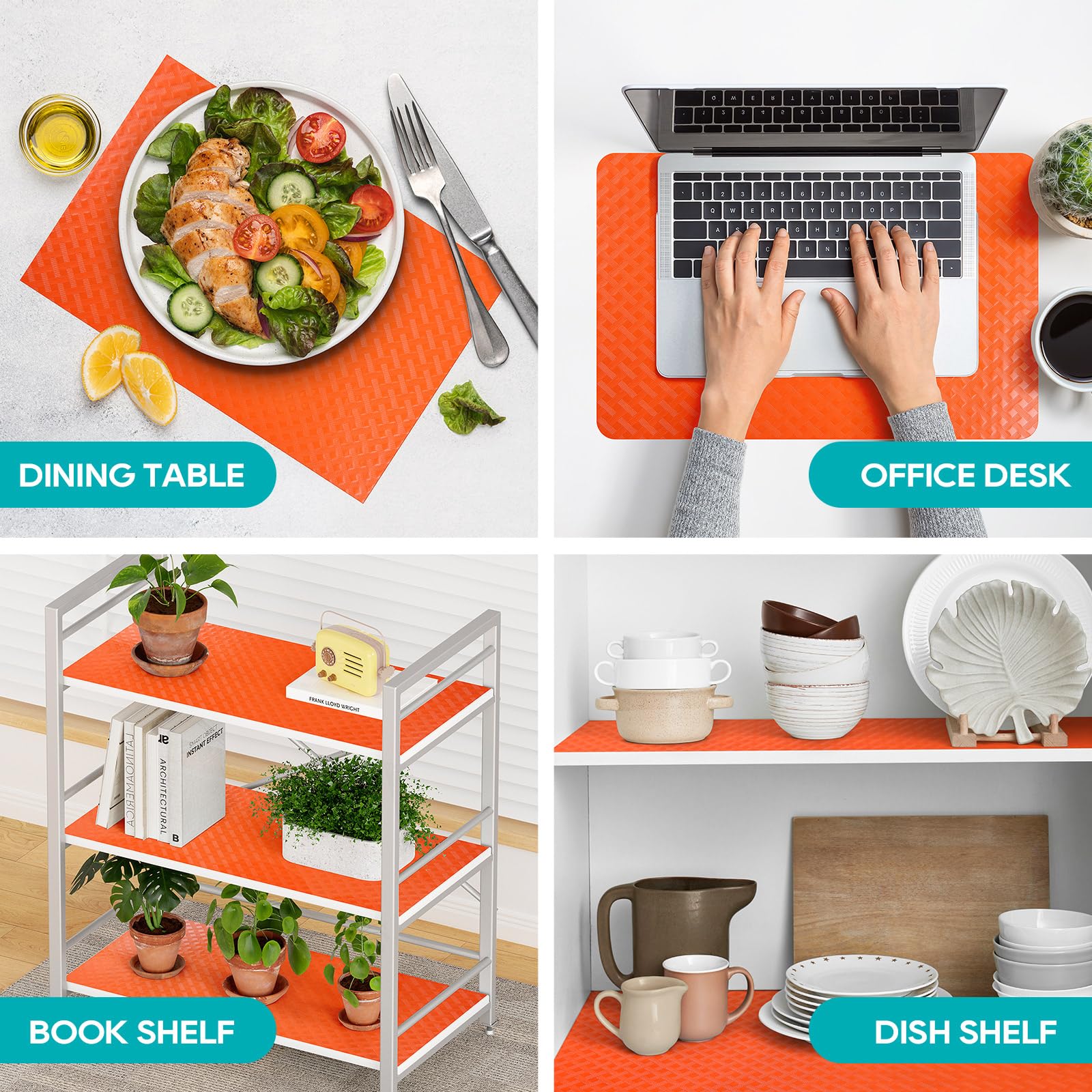 Shelf Liners for Kitchen Cabinets