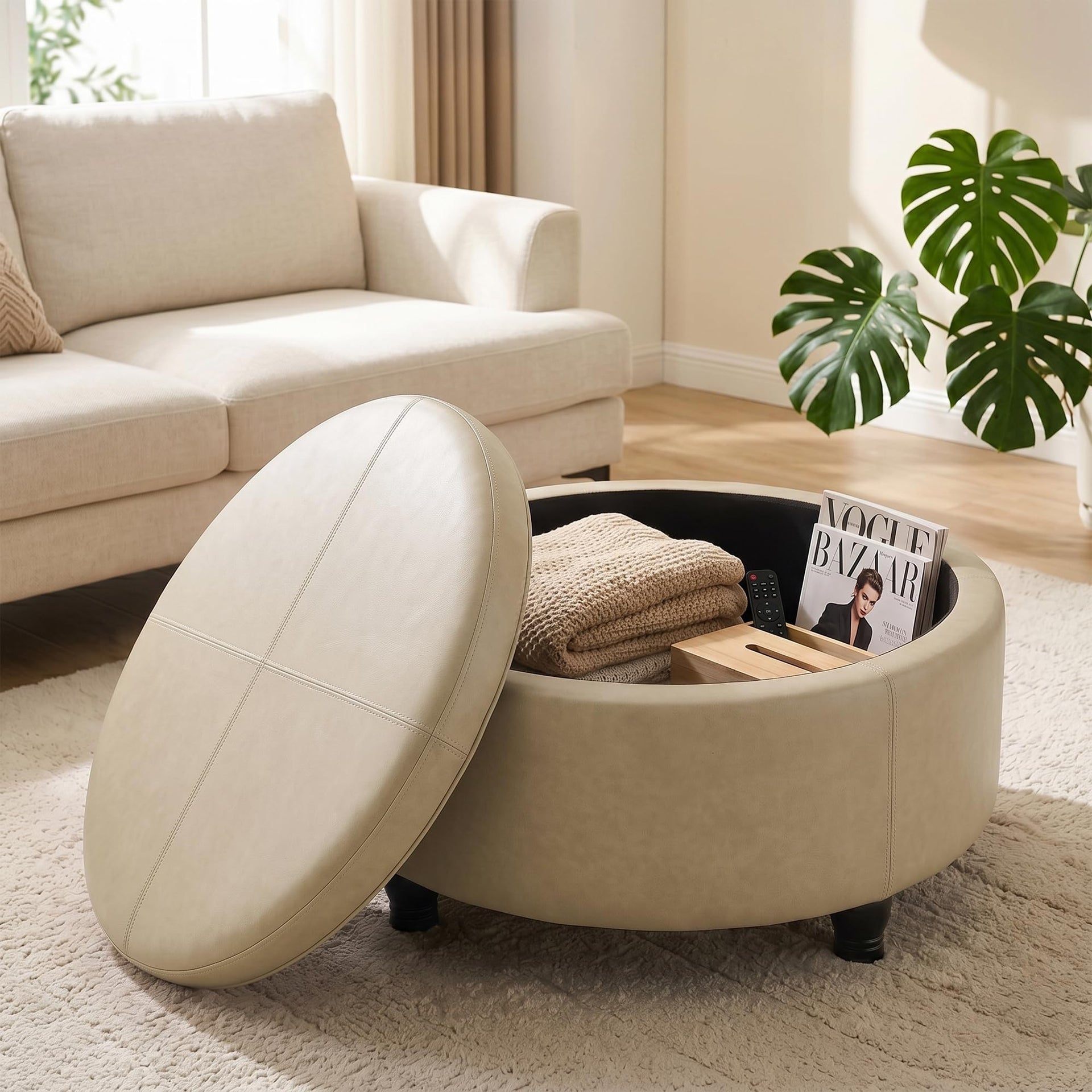 30 Inch Round Ottoman