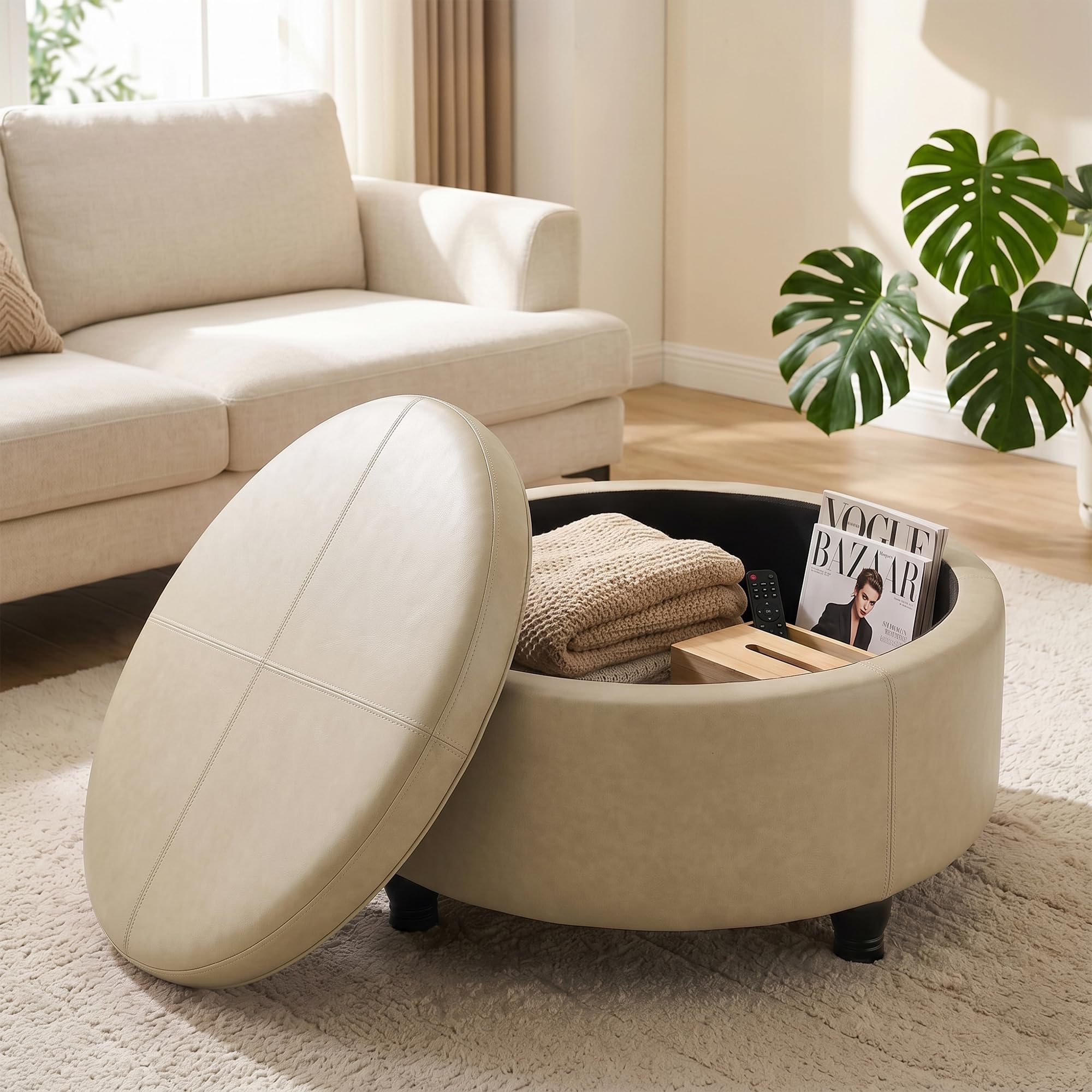 30 Inch Round Ottoman