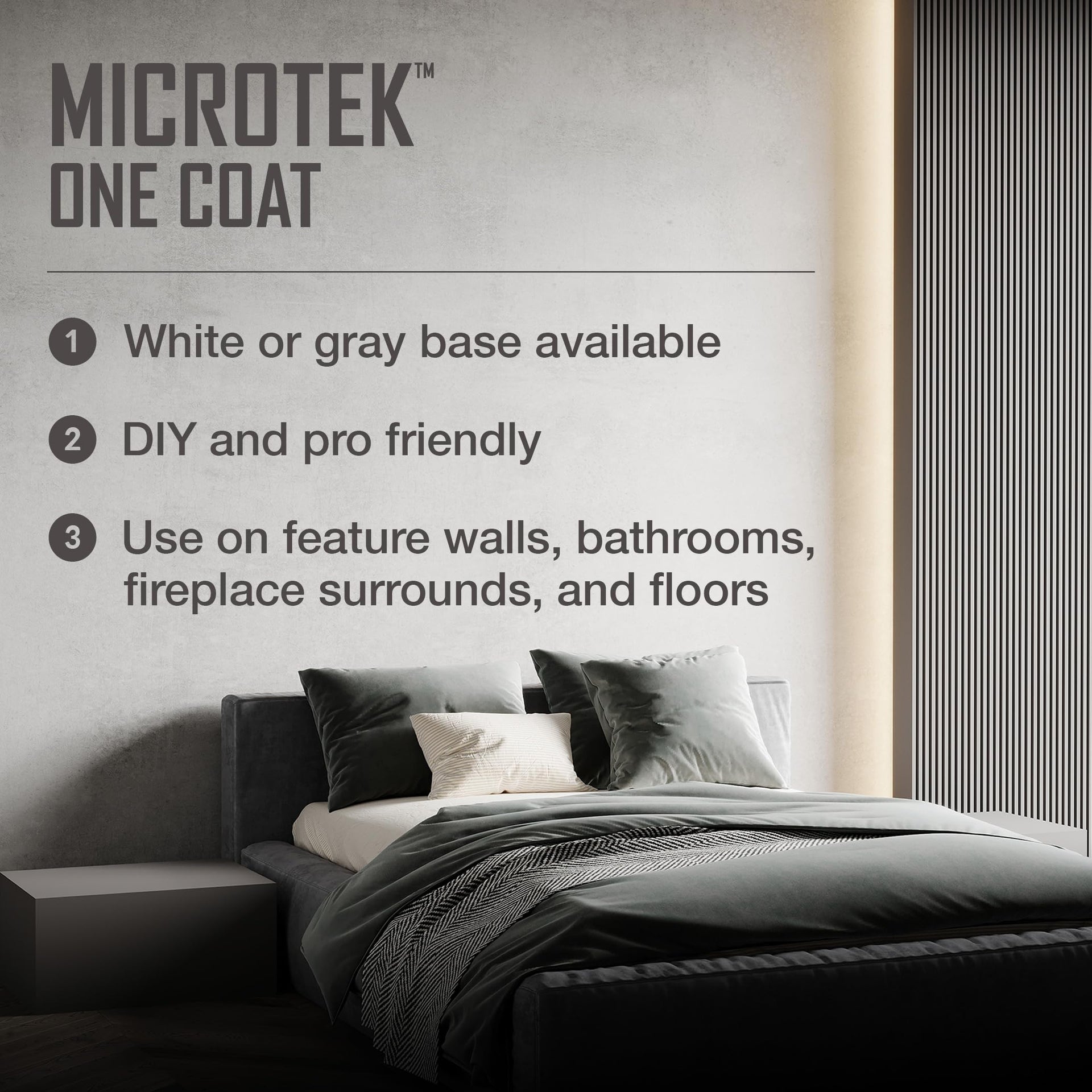 MicroTek One Coat Microcement Overlay