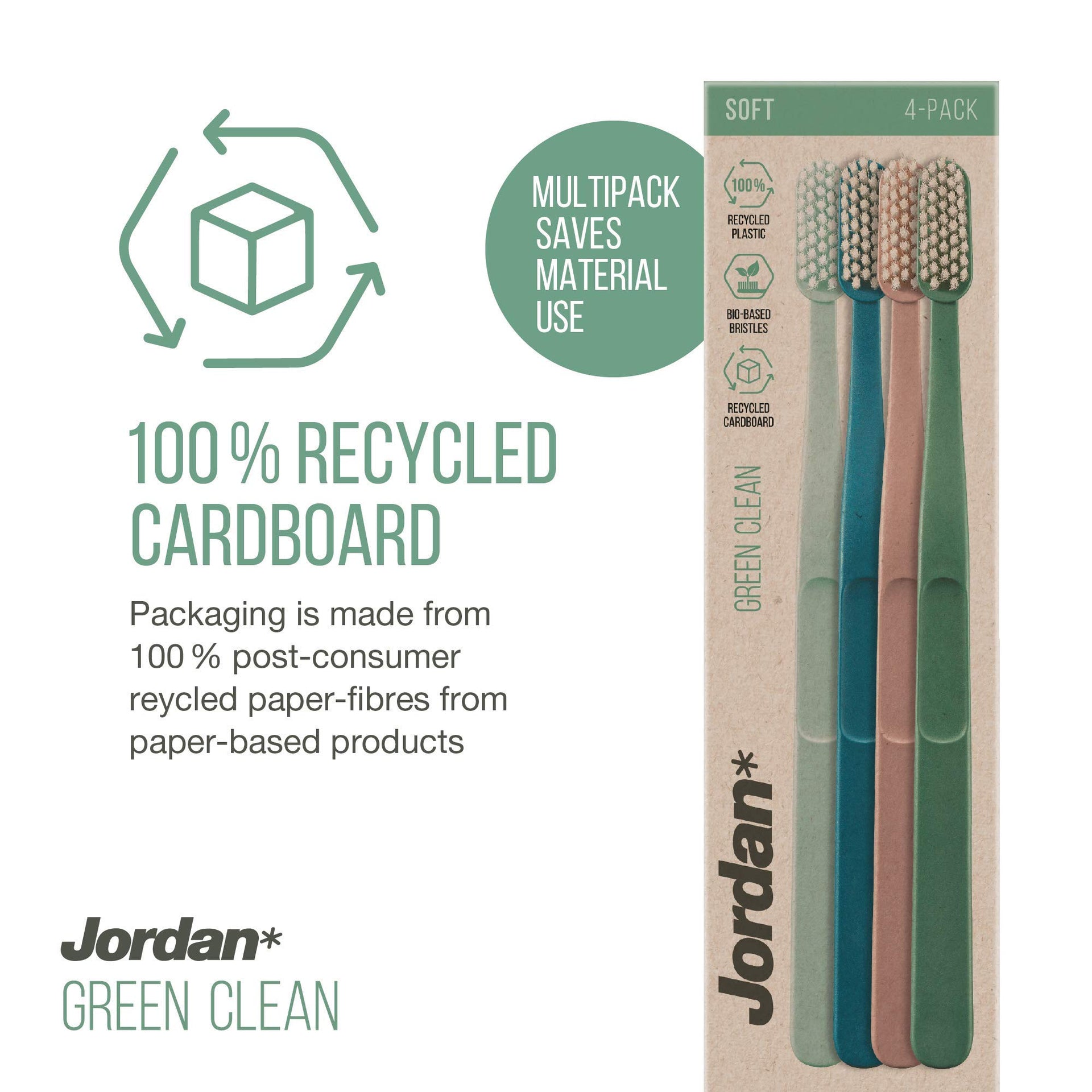 Green Clean Manual Toothbrush (4 Count)