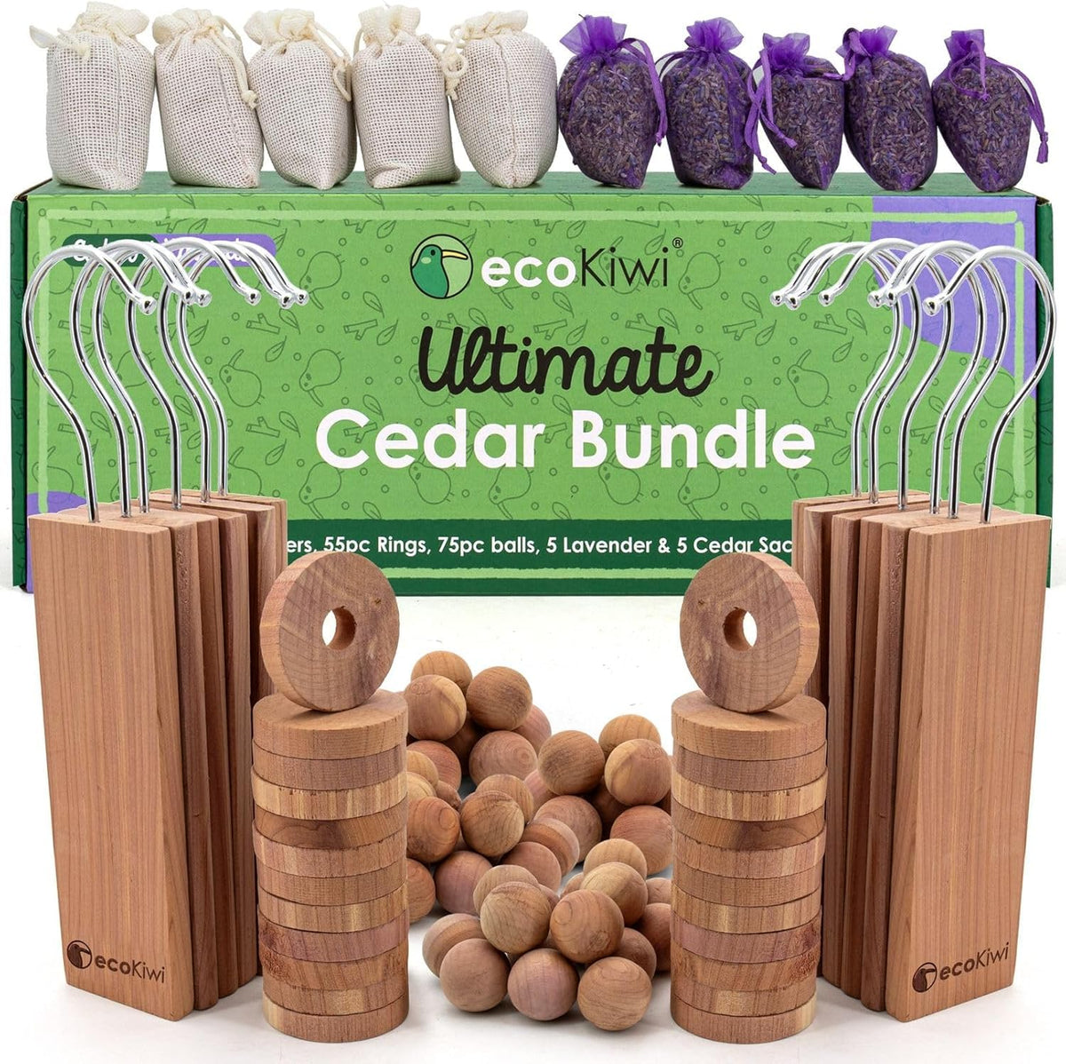 Cedar Bundle with Lavender Sachets (160 Count)