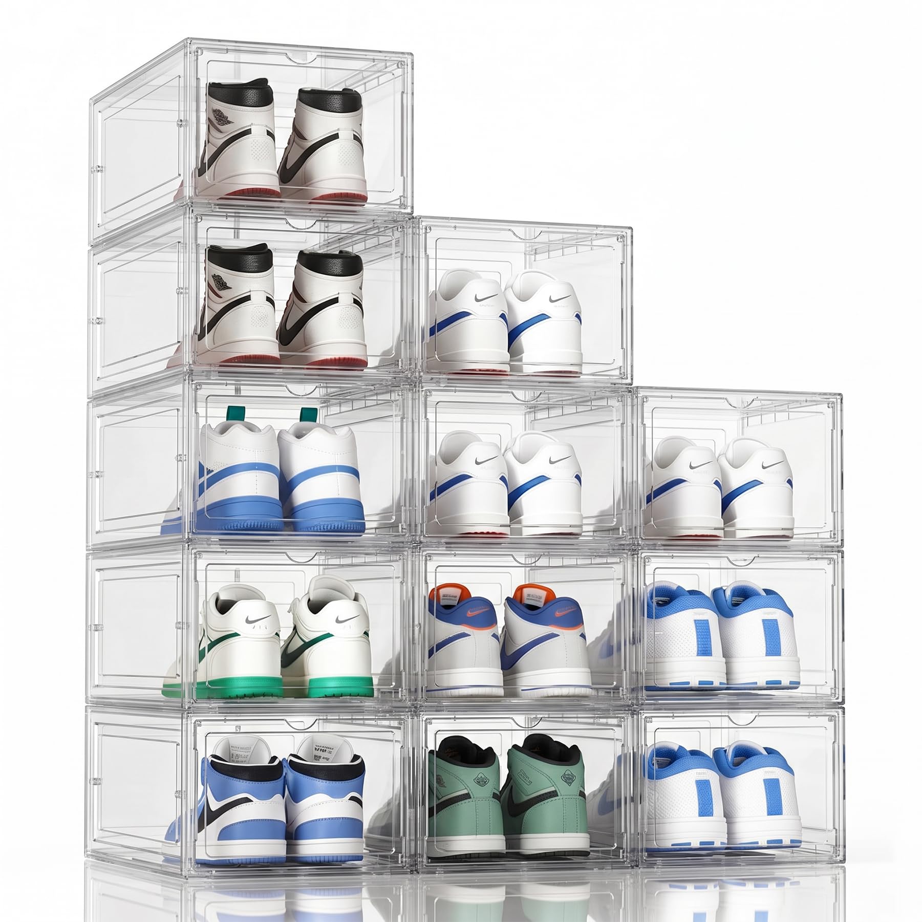 XL Shoe Storage Box Organizer (12 Count)