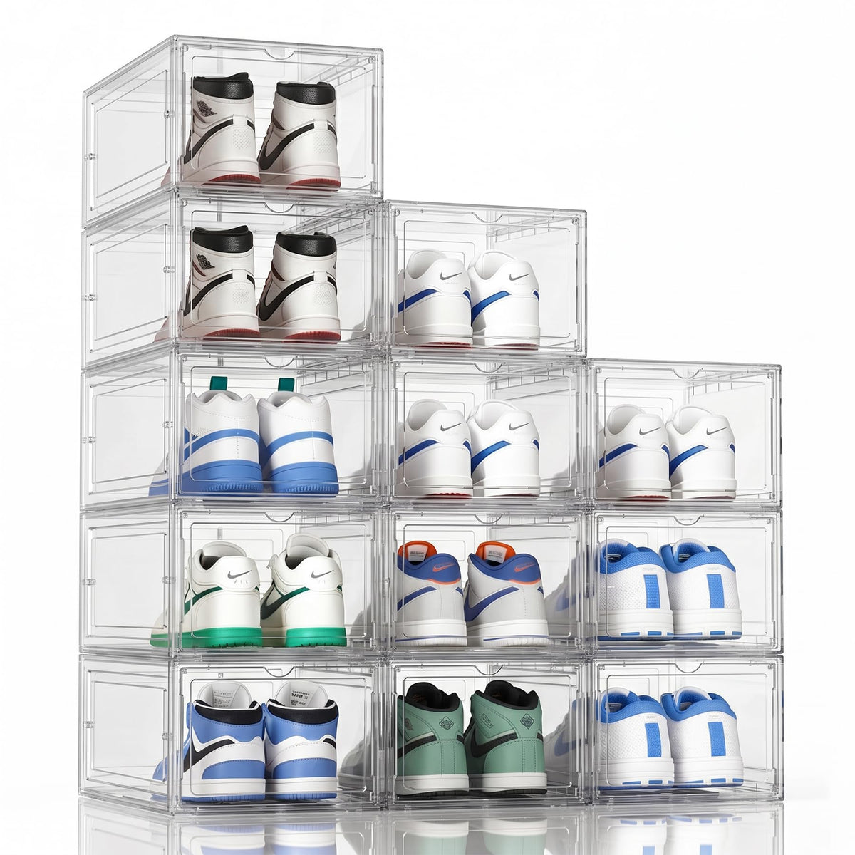 XL Shoe Storage Box Organizer (12 Count)