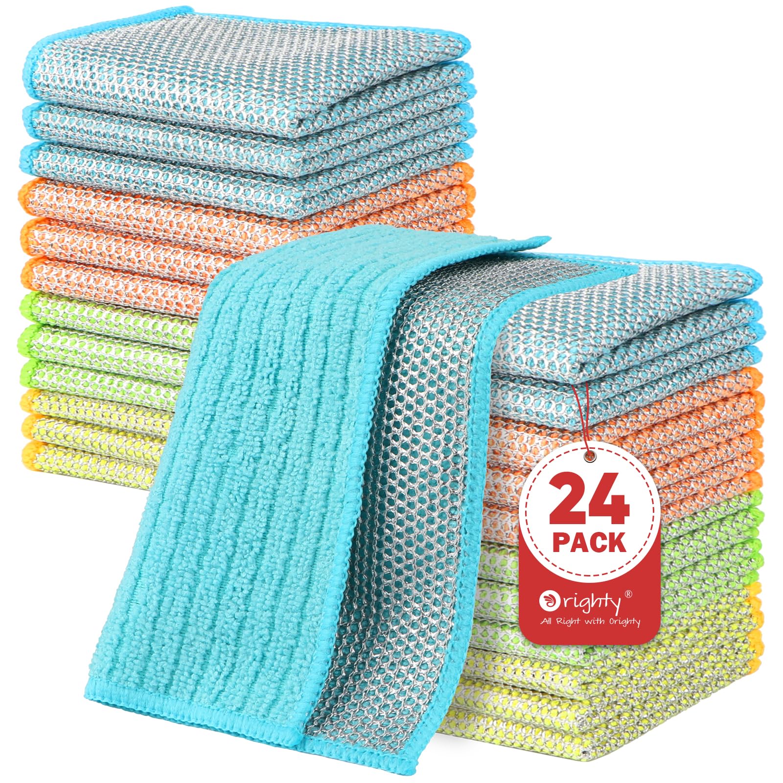 Dish Cloths 24 Pack Double (24 Count) - ModHome Supplies
