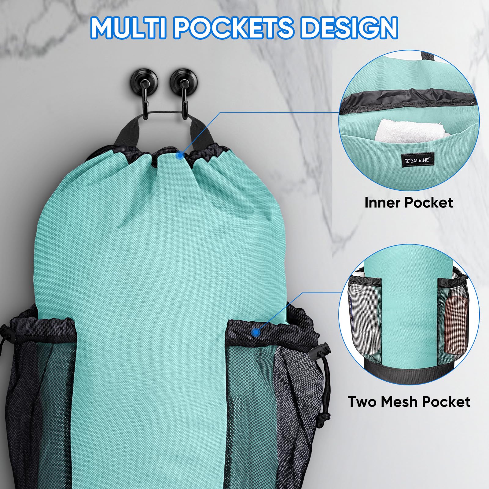 120L Laundry Bag Backpack