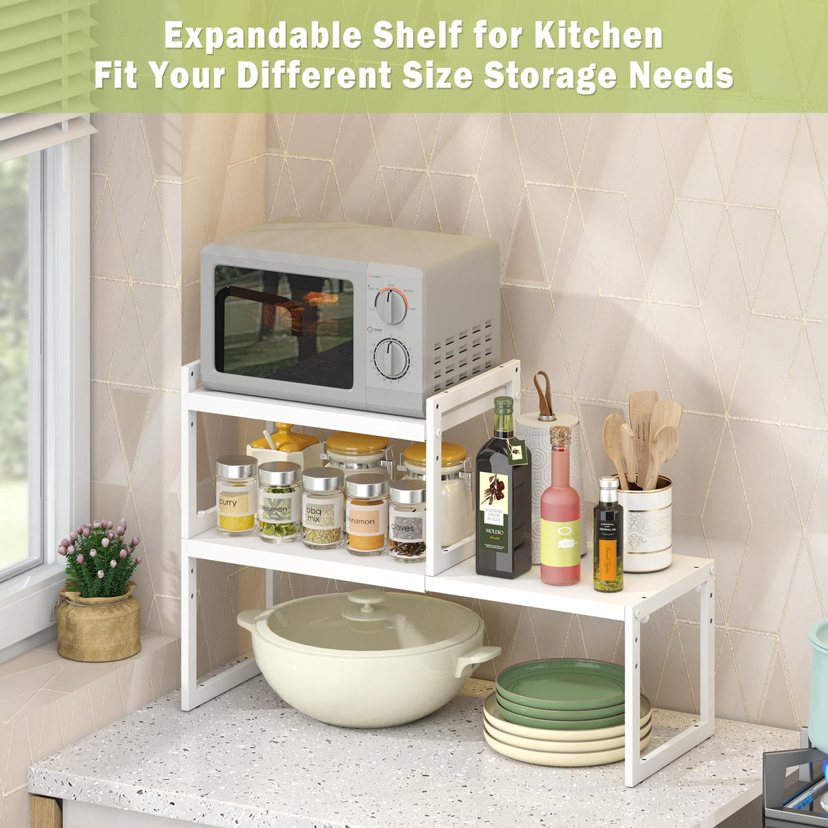 Expandable Cabinet Shelf Organizer