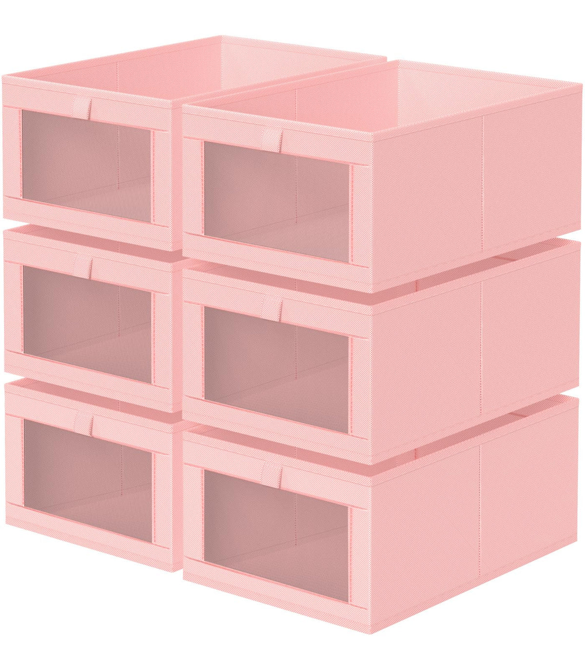 6 Pack Linen Closet Organizers and Storage (6 Count)