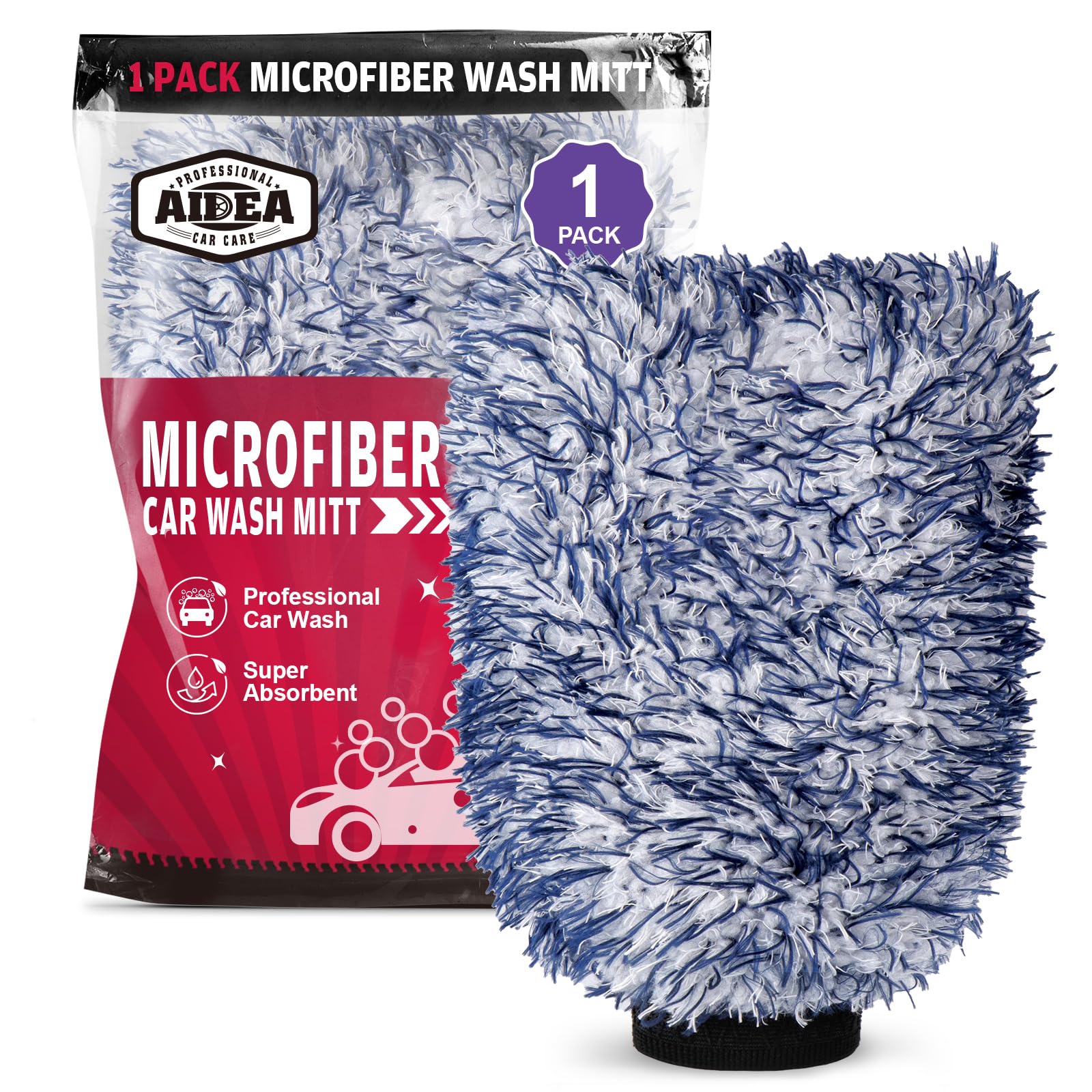 Car Wash Mitt Microfiber