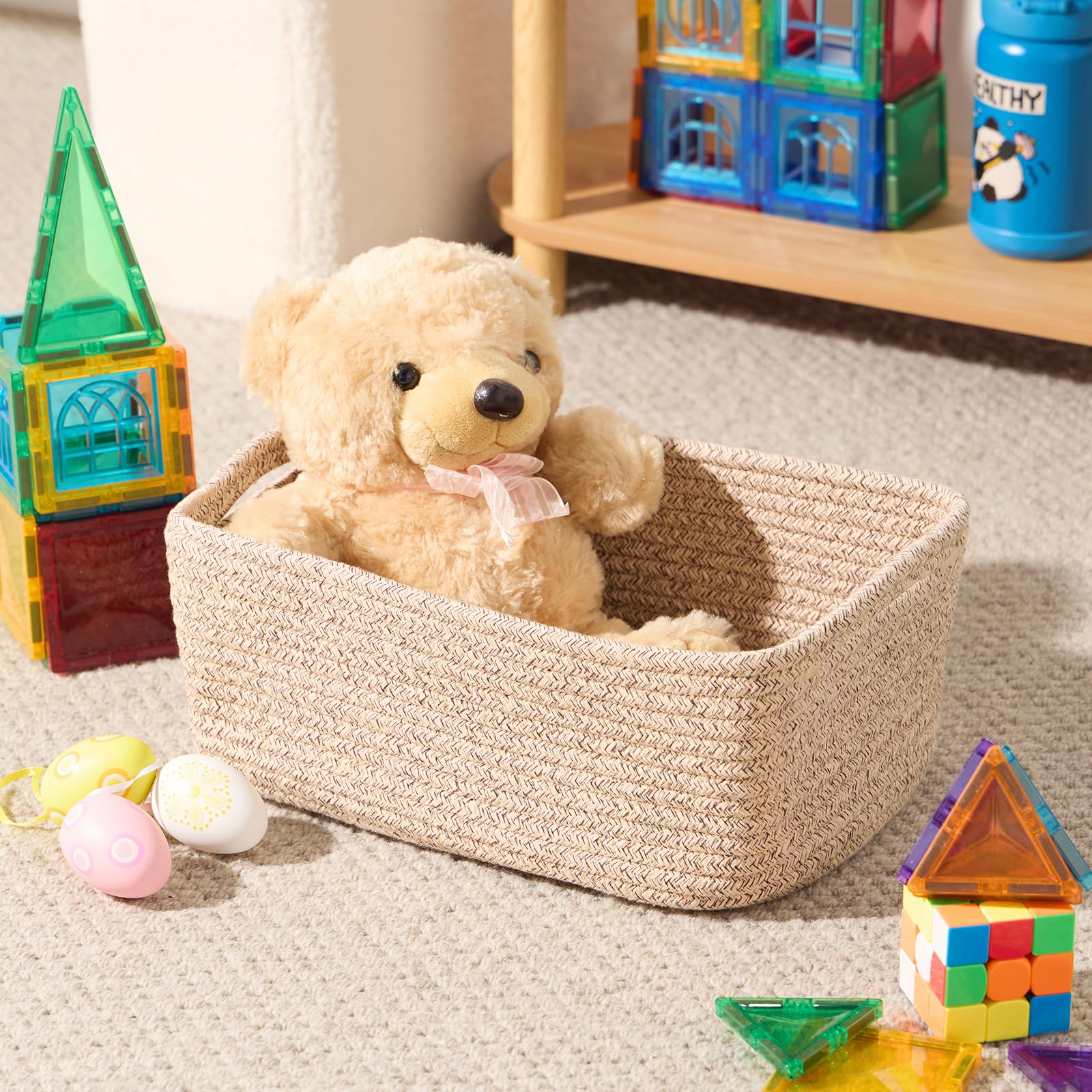 Small Storage Baskets for Organizing (4 Count)