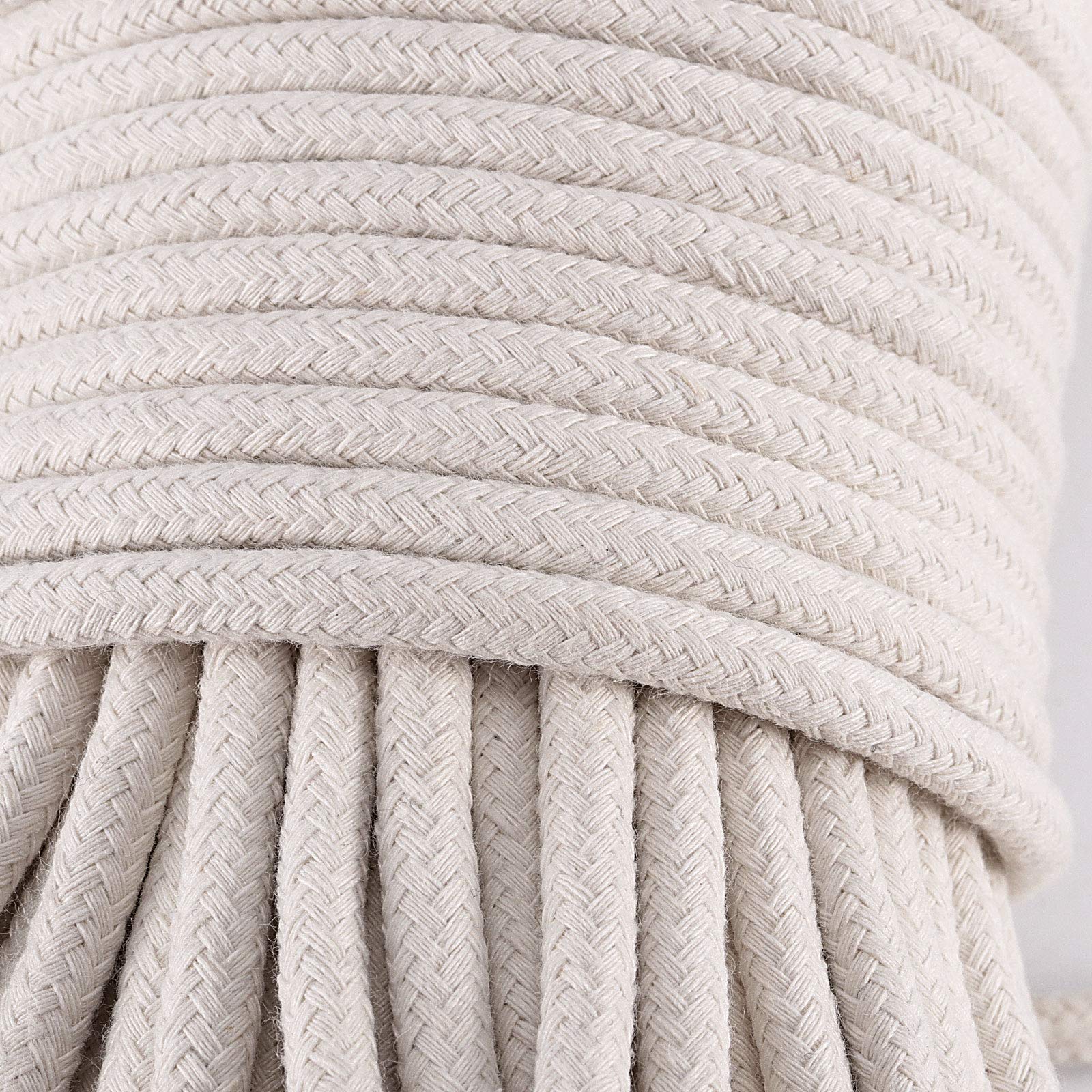 328 Feet 1 4 Inch White Natural Cotton Rope (328 Foot)