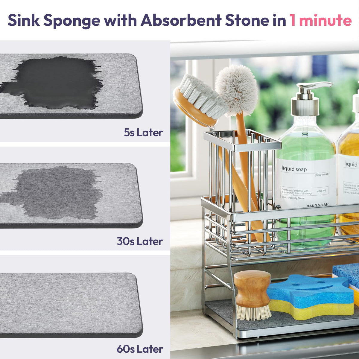 Kitchen Sink Caddy Organizer