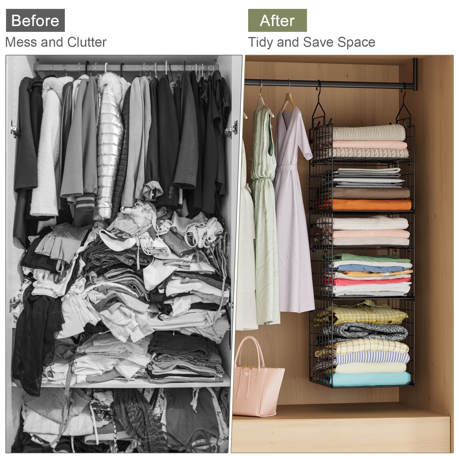 Hanging Closet Organizer and Storage