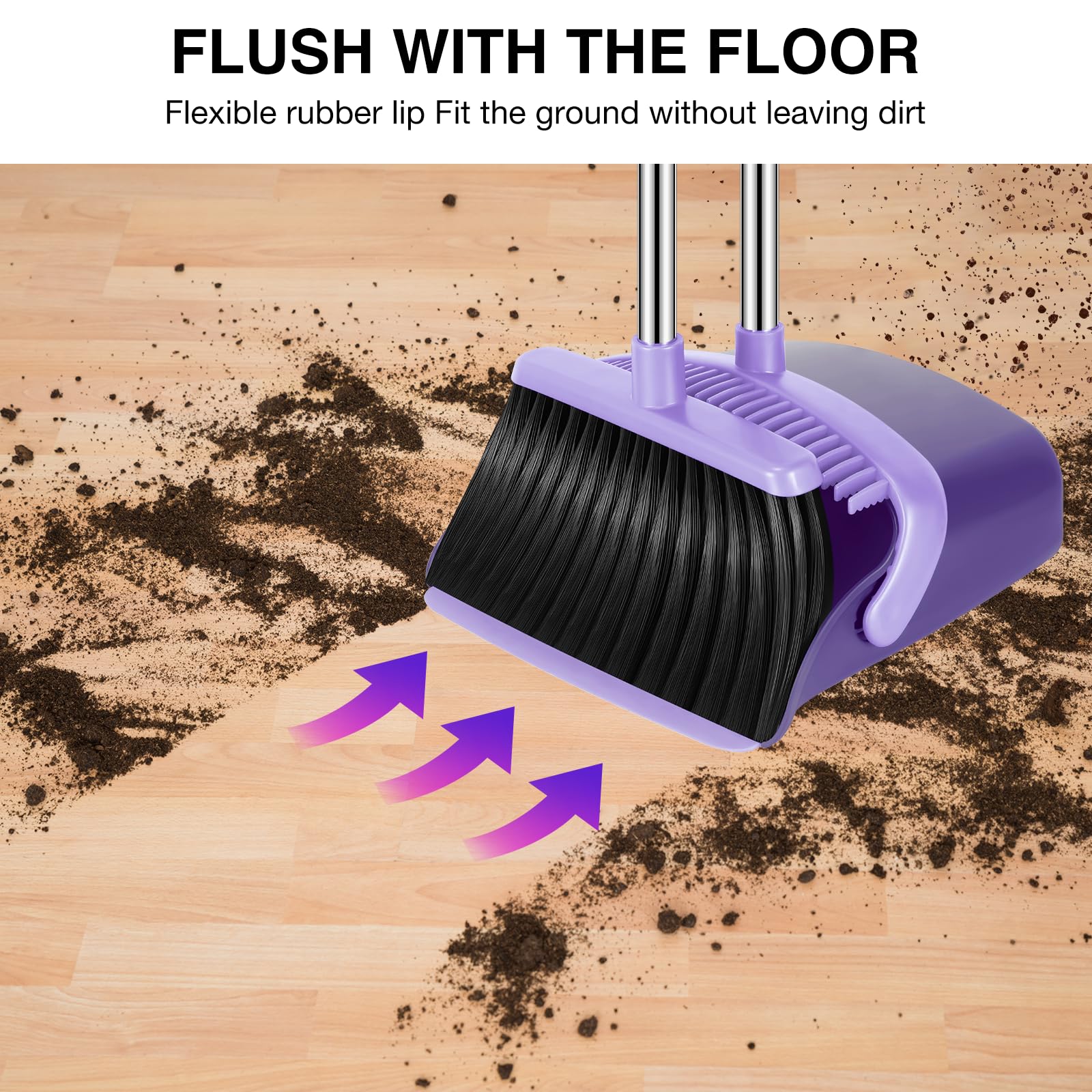 Broom and Dustpan Set with 52