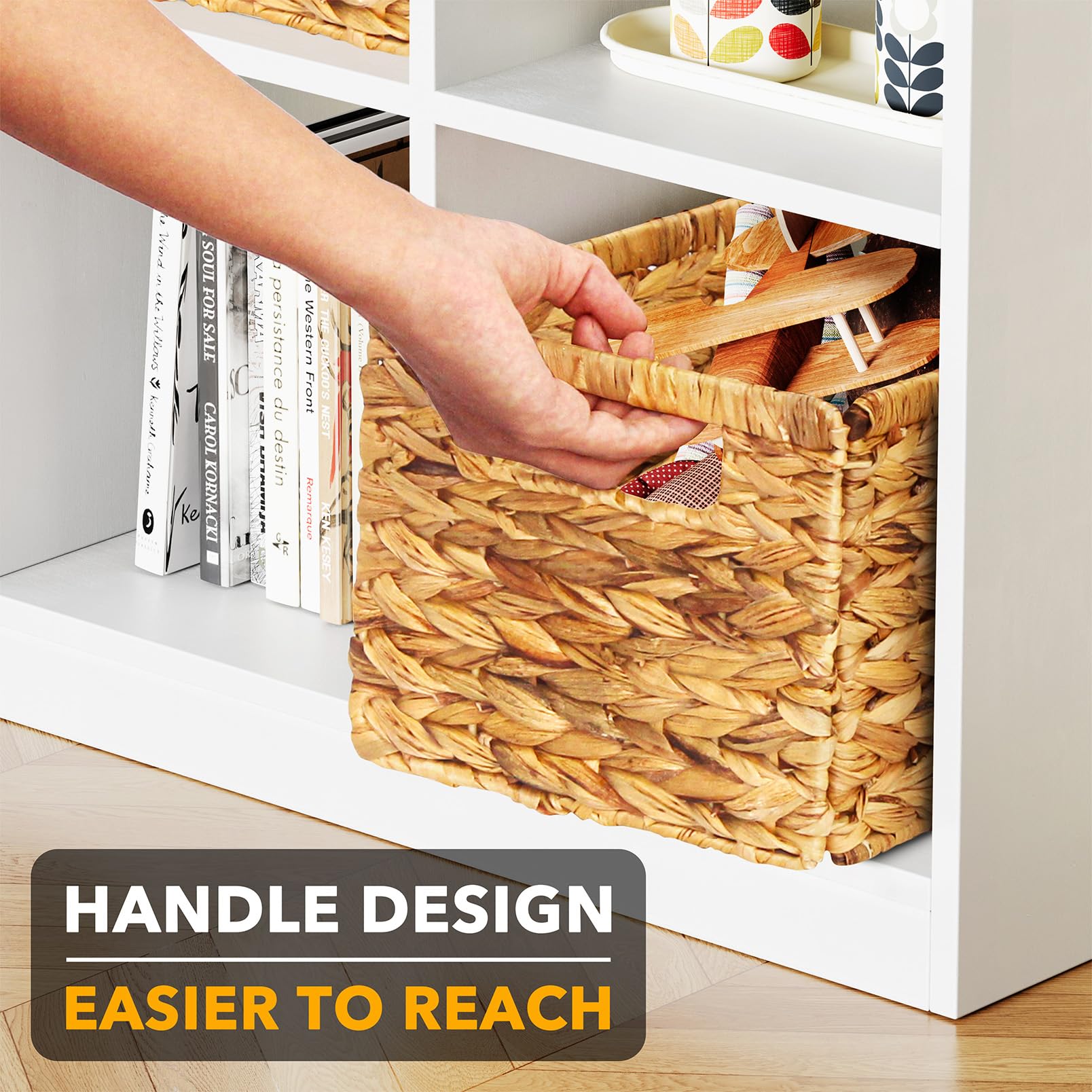 4 Pack Wicker Basket (4 Count)