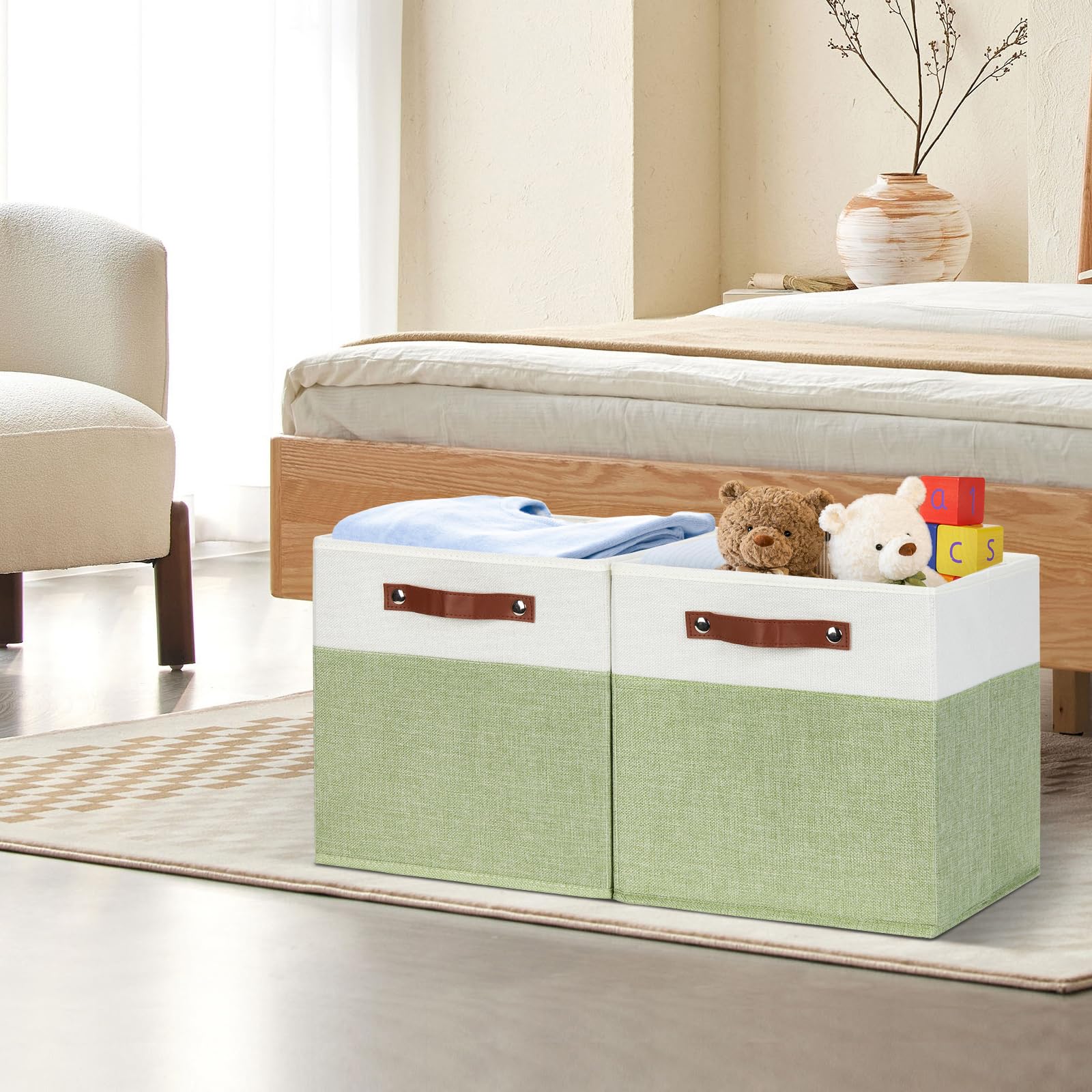 Fabric Storage Cubes (4 Count)