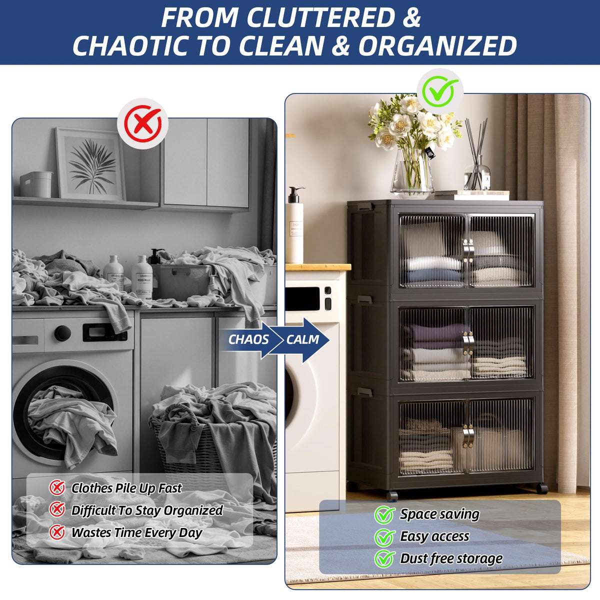 195Qt Stackable Storage Bins