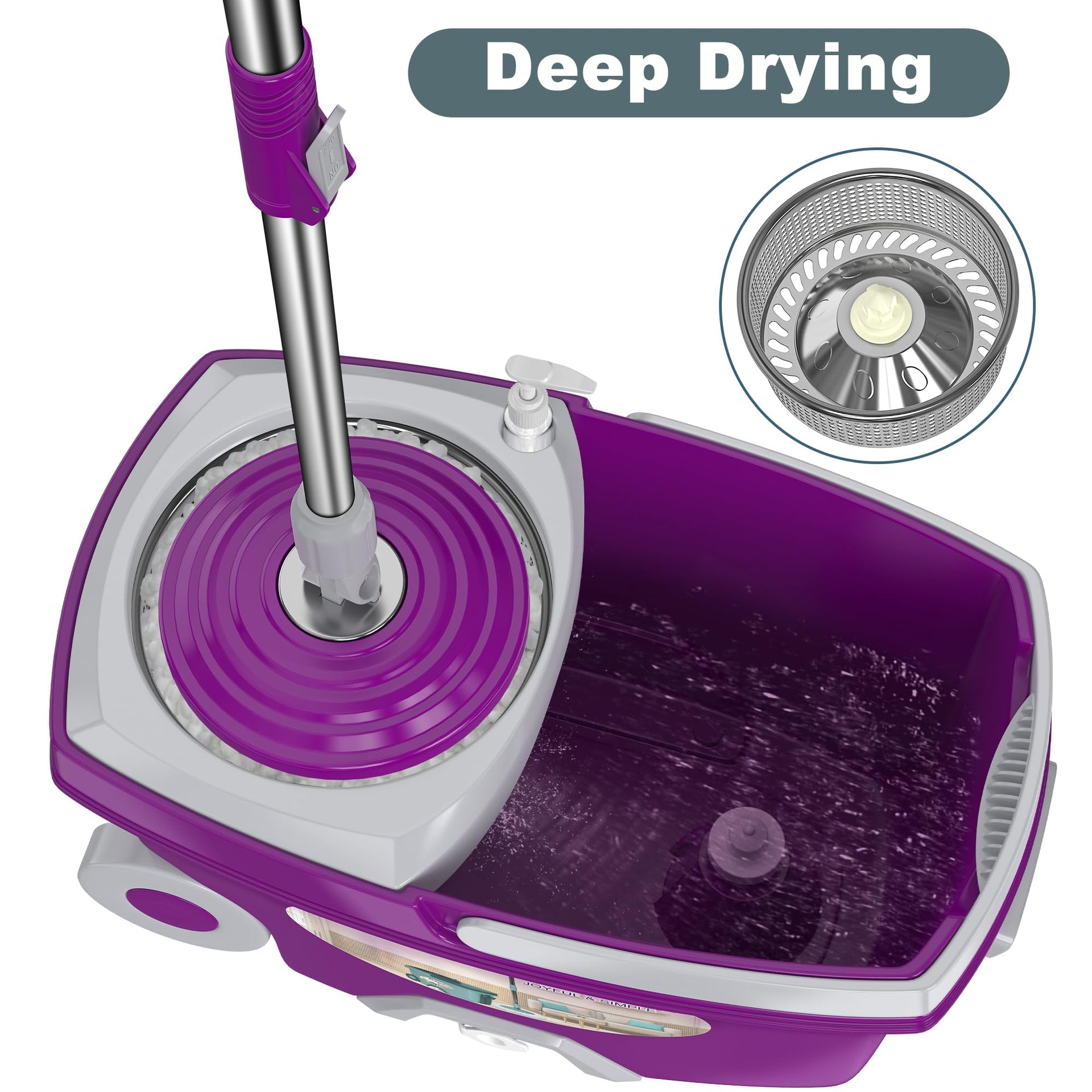 Traditional Large Spin Mop and Bucket (112 Ounce)