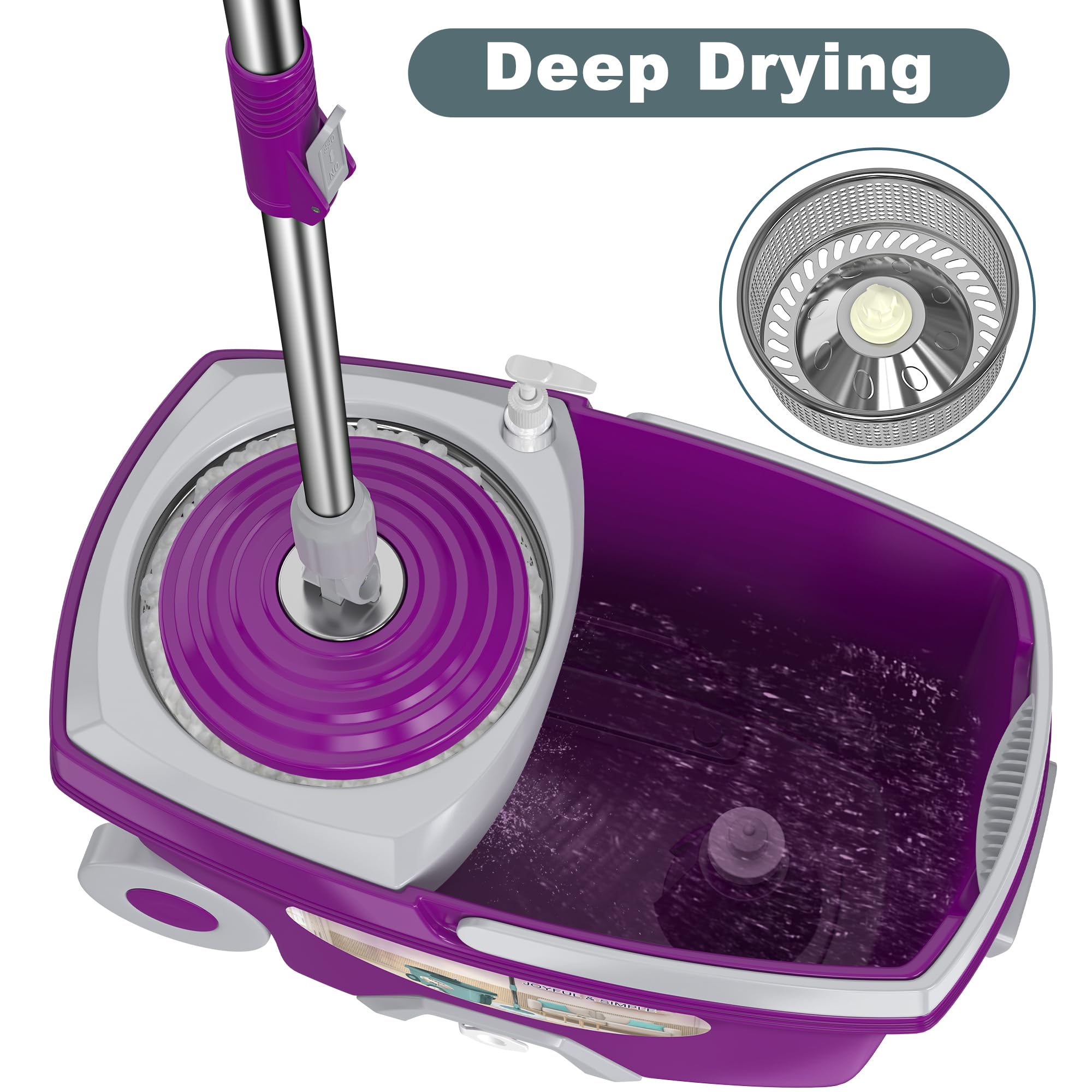 Traditional Large Spin Mop and Bucket (112 Ounce)