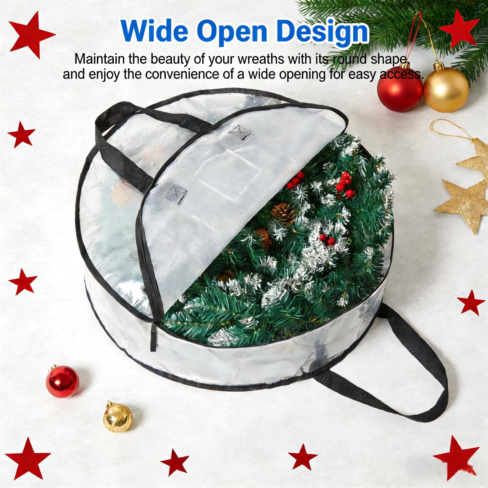 4 Pack Wreath Storage Bag (4 Count)