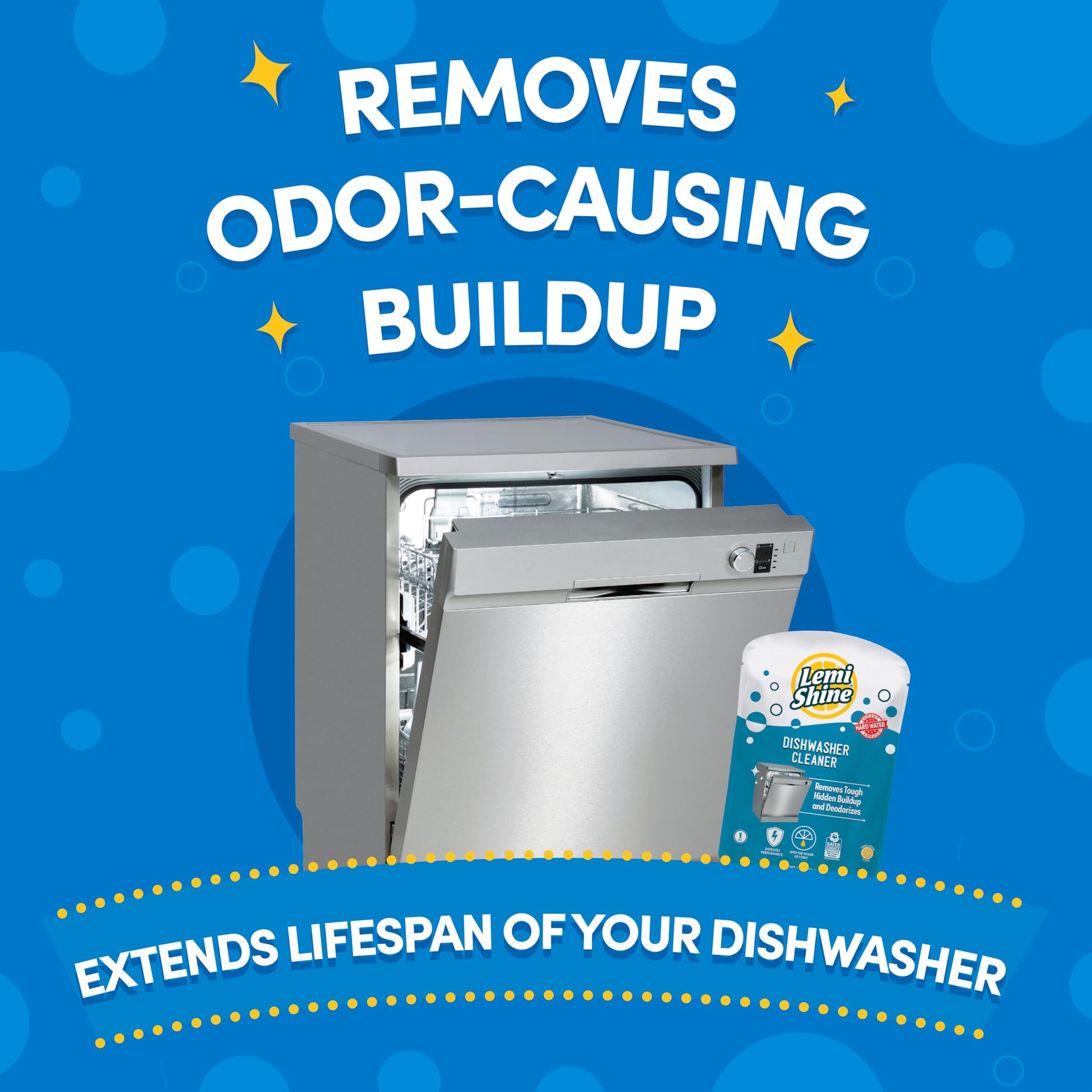 Natural Dishwasher Cleaner and Deodorizer