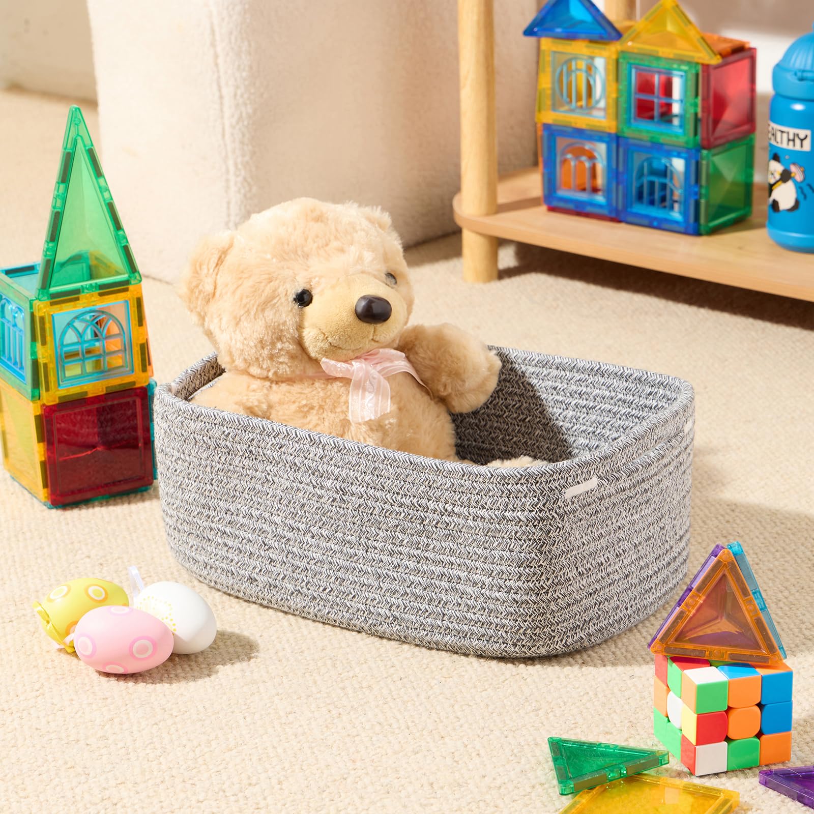 Small Storage Baskets for Organizing (3 Count)