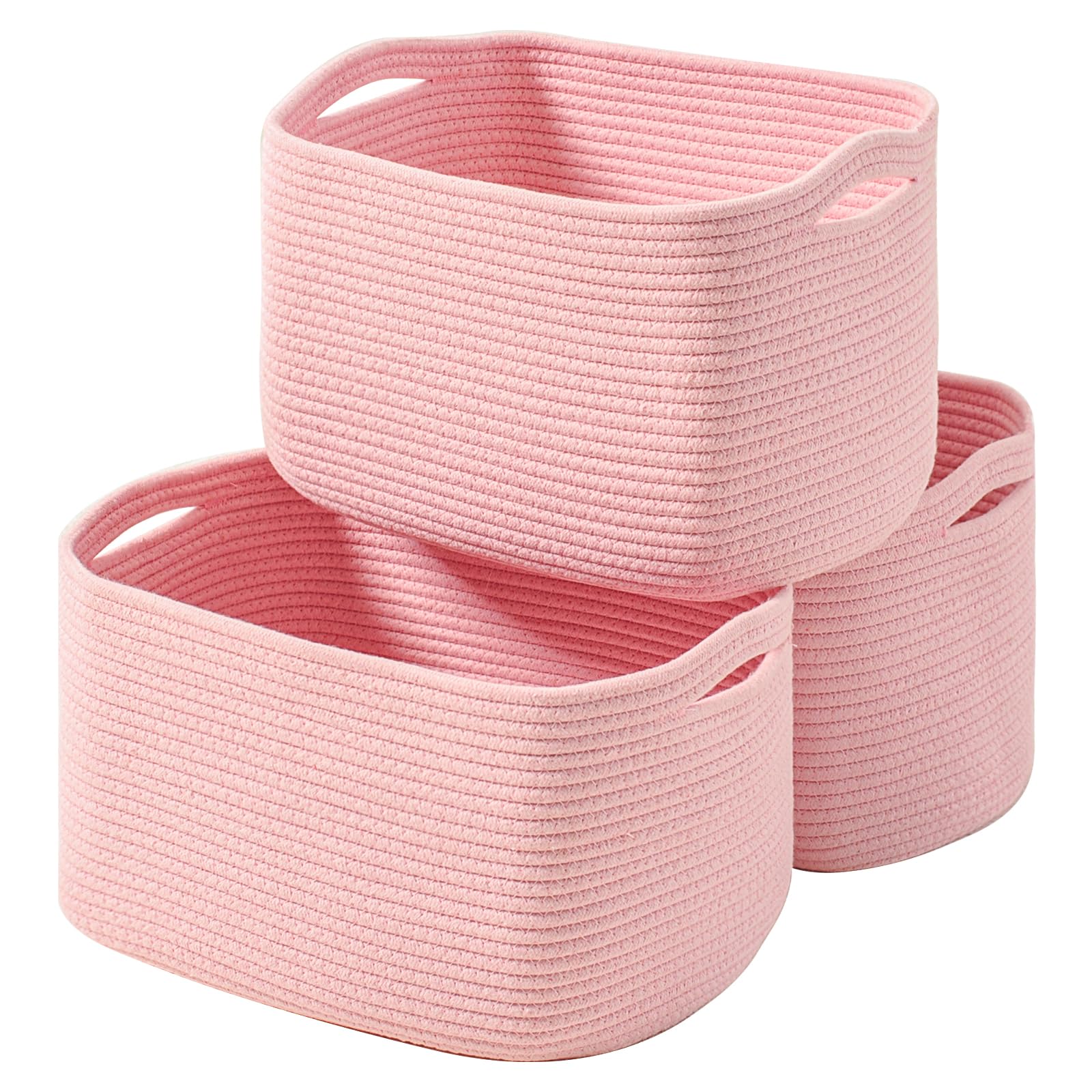 Storage Baskets for Organizing Shelves (3 Count)