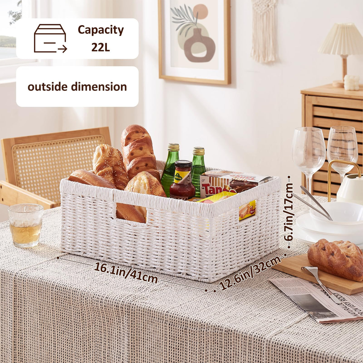 Wicker Storage Basket