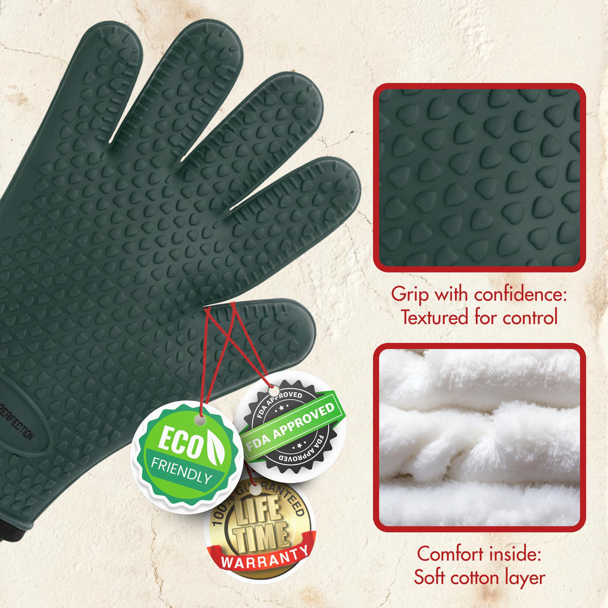 Silicone Pizza Oven Gloves