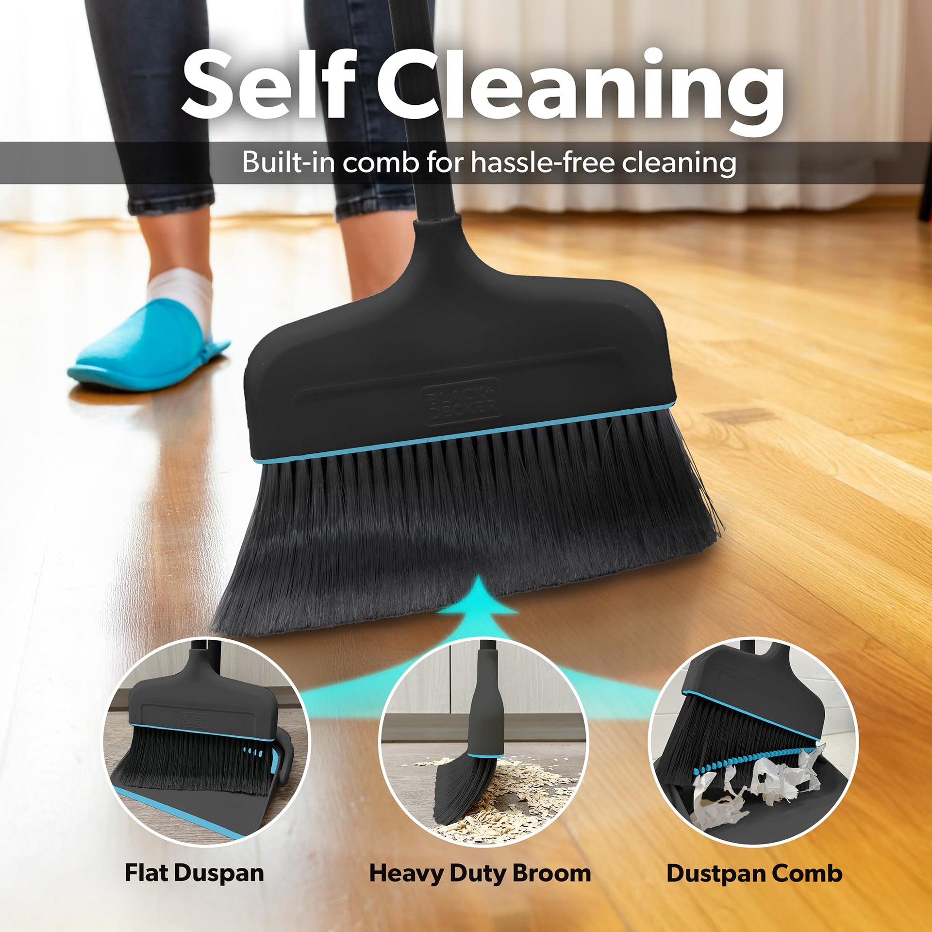 Butler Broom & Dustpan Set