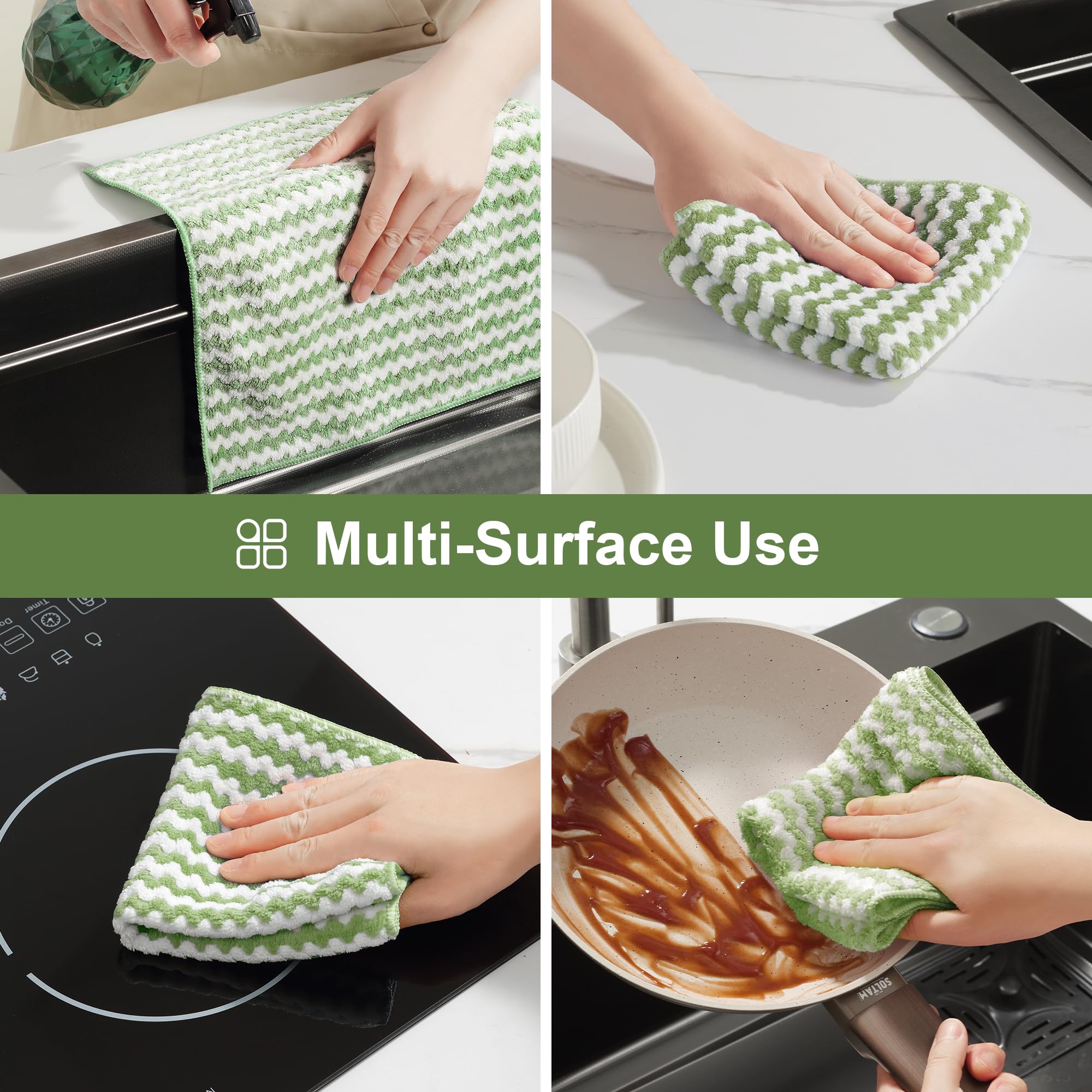 Microfiber Cleaning Cloths (18 Count)