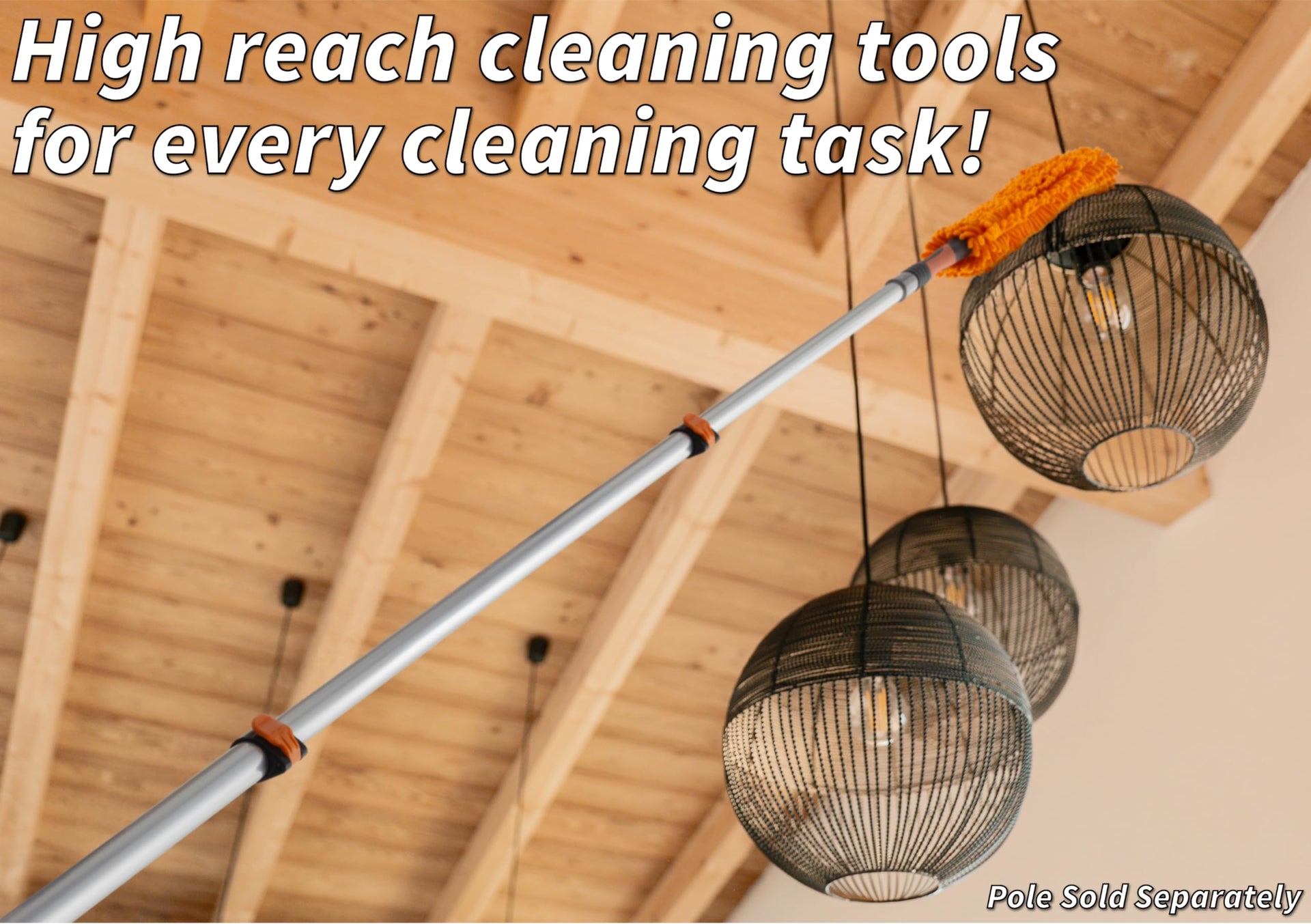 Flexible Ceiling Fan Cleaner Duster for High Ceiling