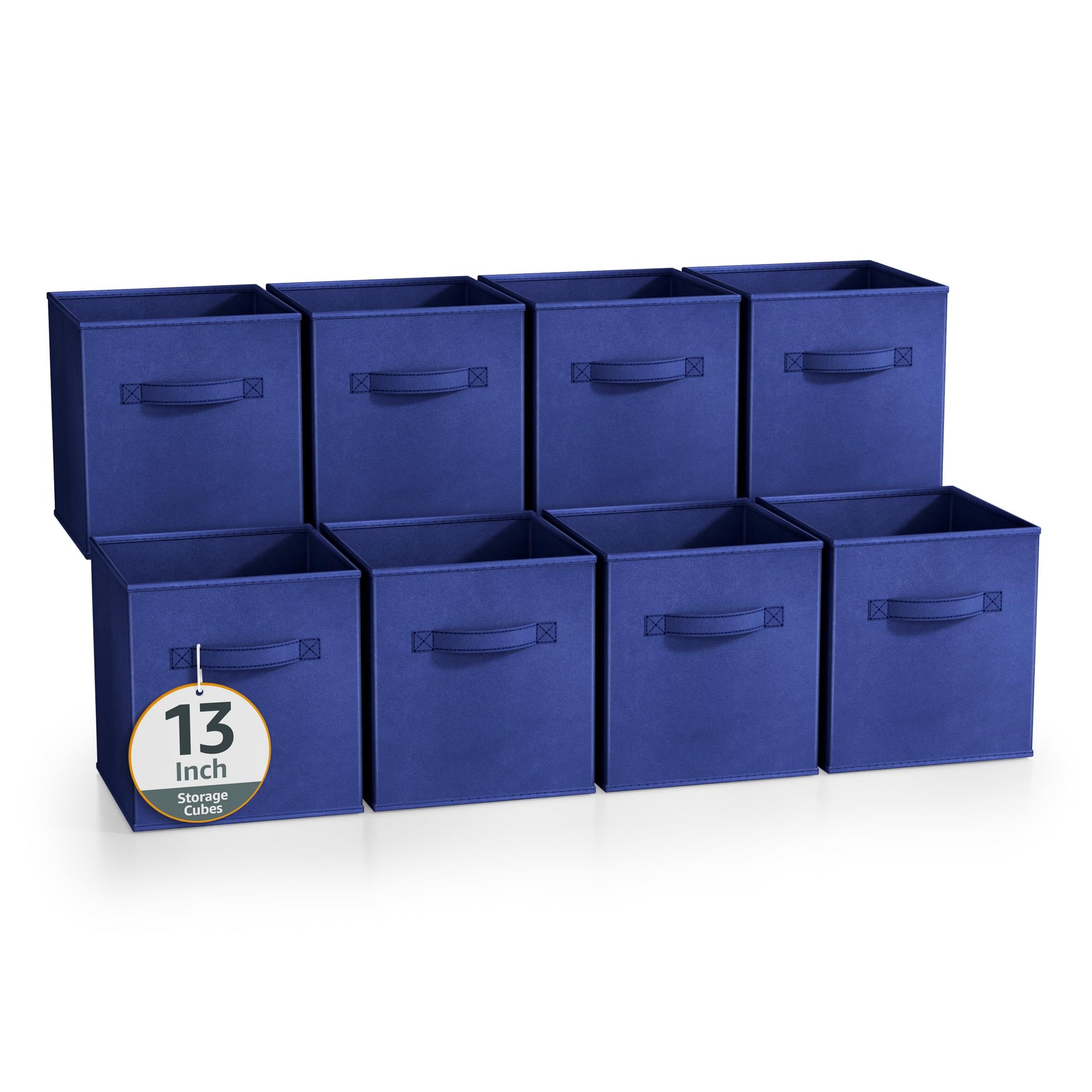 13 Inch Collapsible Fabric Storage Cubes (8 Count)