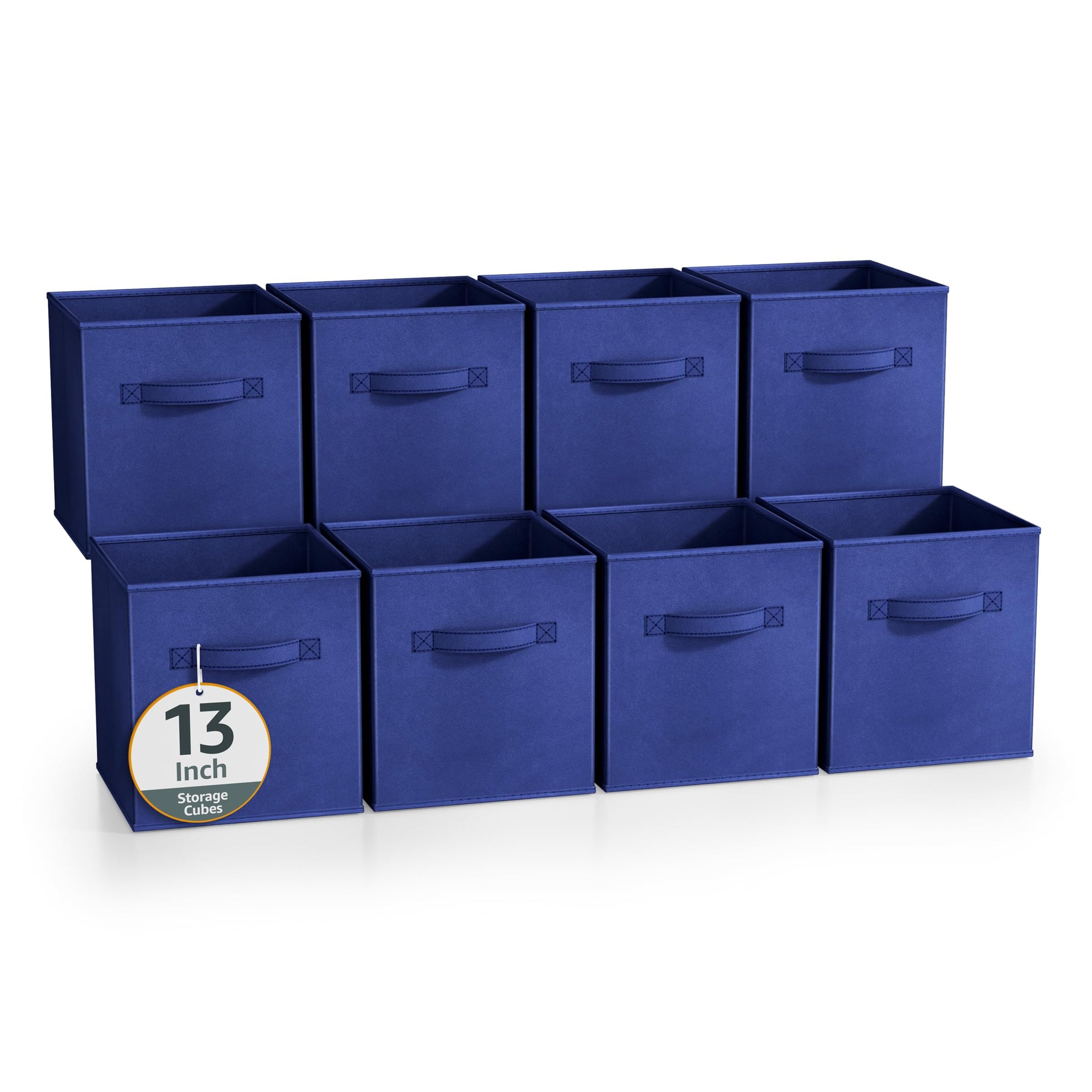 13 Inch Collapsible Fabric Storage Cubes (8 Count)
