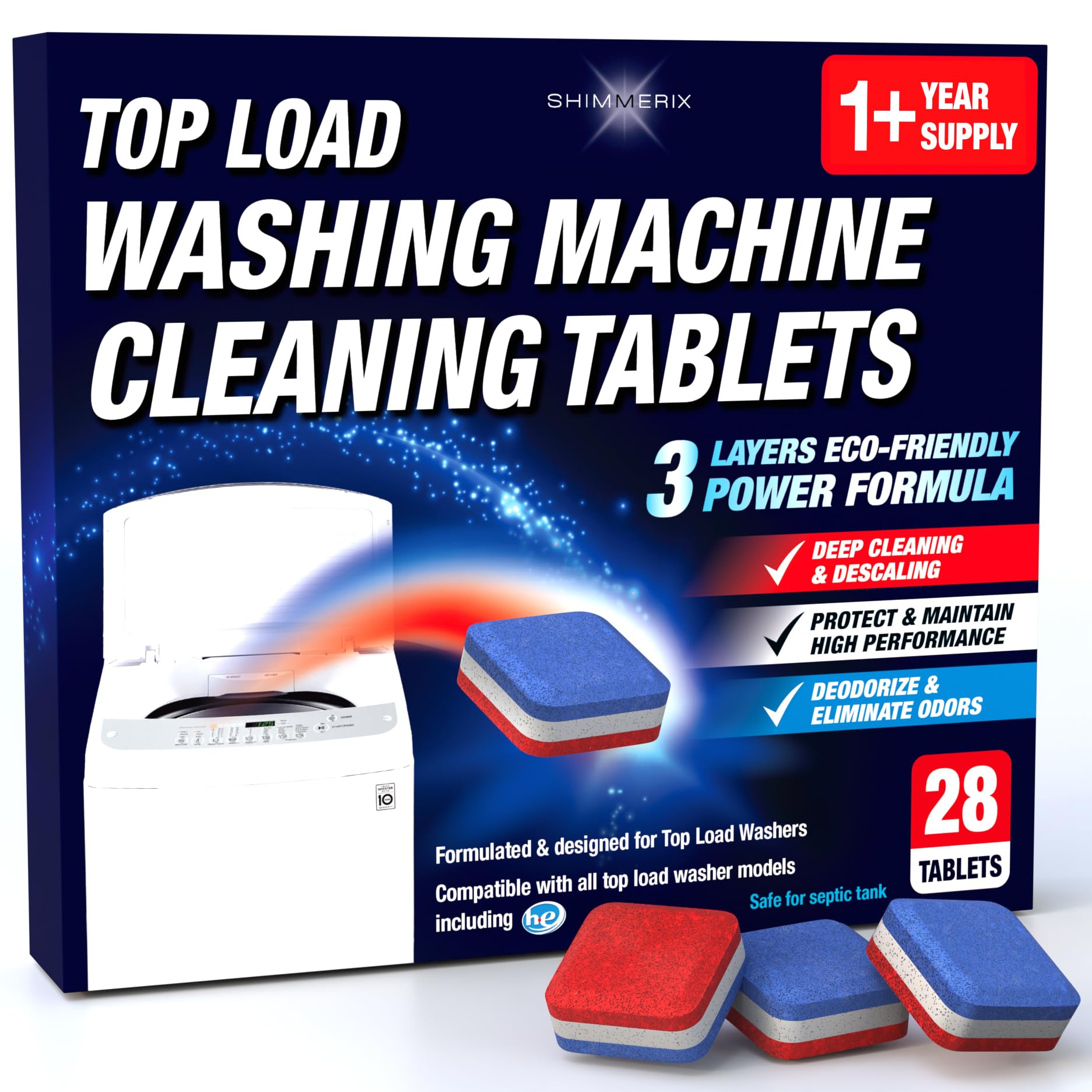 Washing Machine Cleaner Tablets (28 Count)