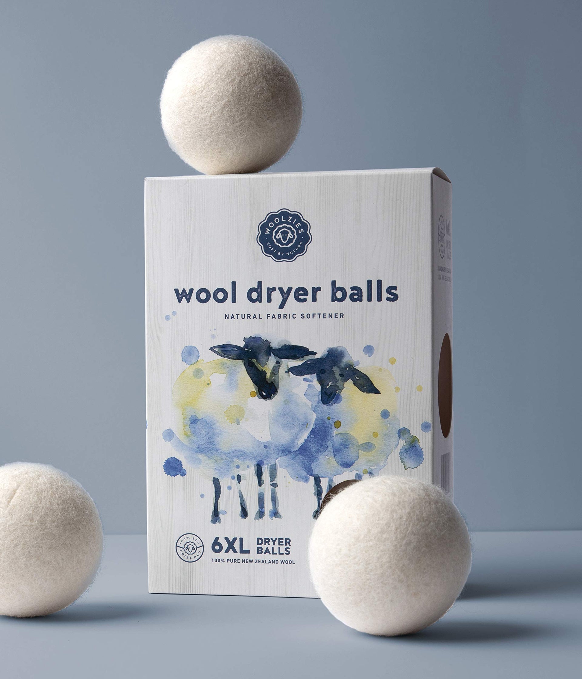 Wool Dryer Balls Organic (6 Count)