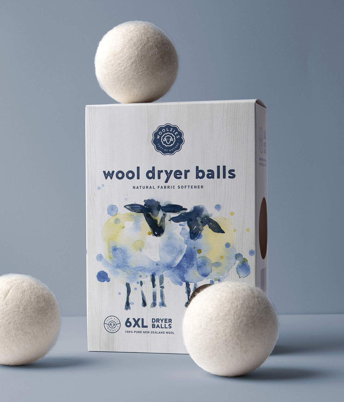 Wool Dryer Balls Organic (6 Count)