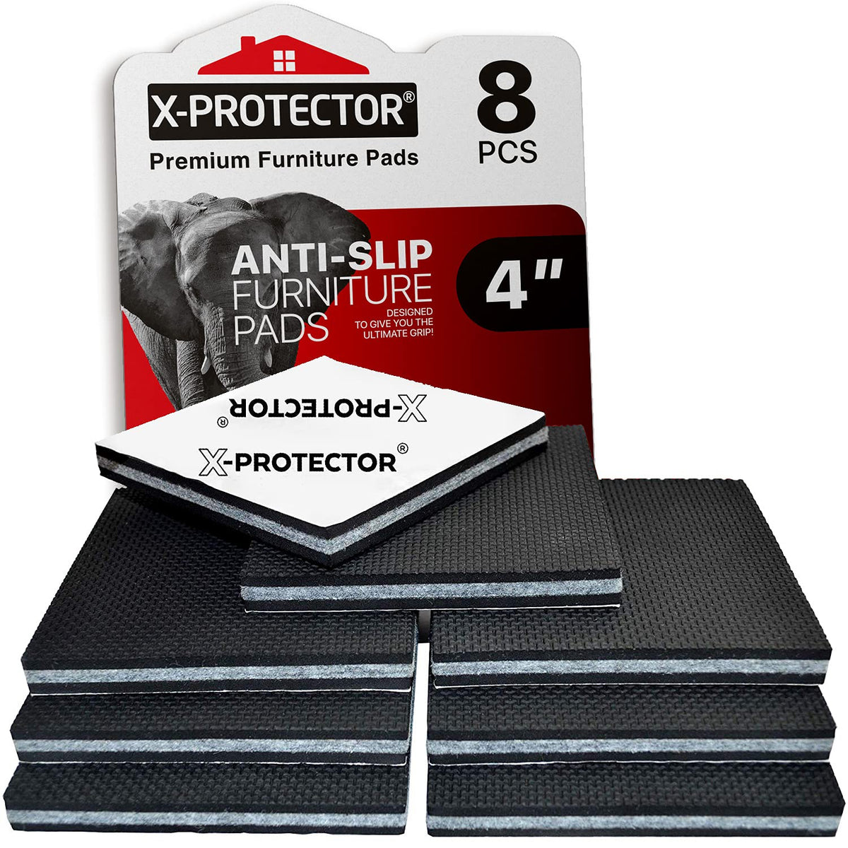 Non Slip Furniture Pads X (8 Count)