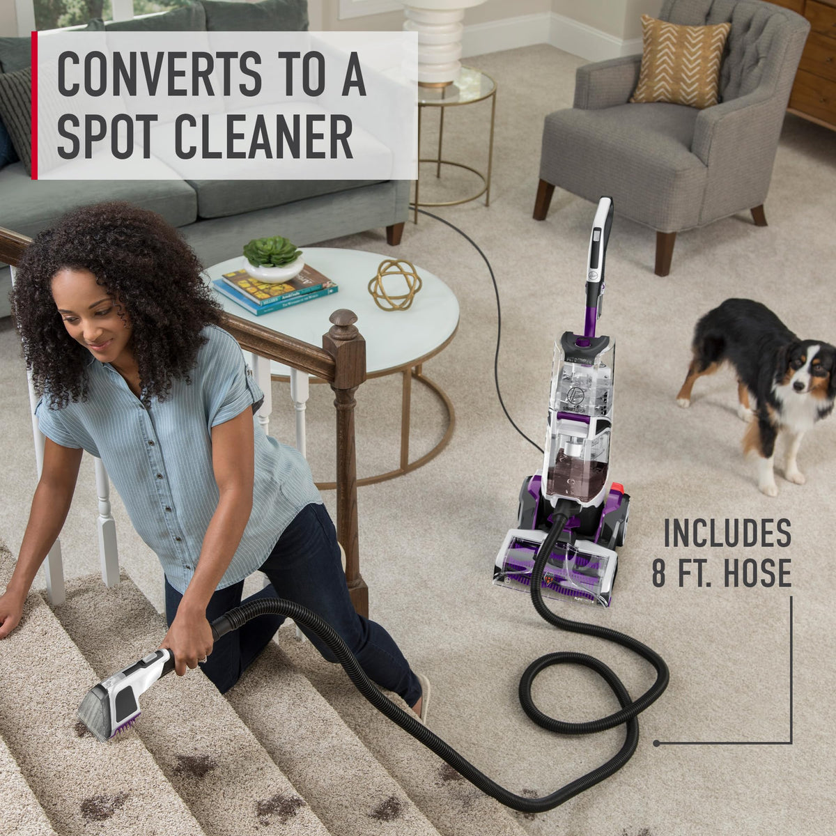 SmartWash Pet Automatic Carpet Cleaner Machine with Spot Chaser Wand