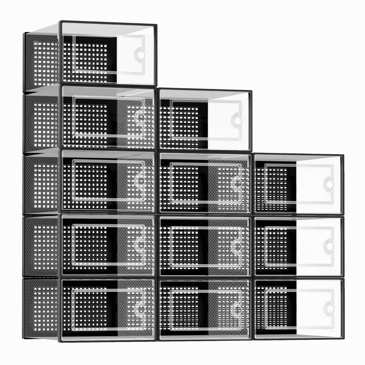 X Large Shoe Storage Boxes 12 Pack (12 Count)