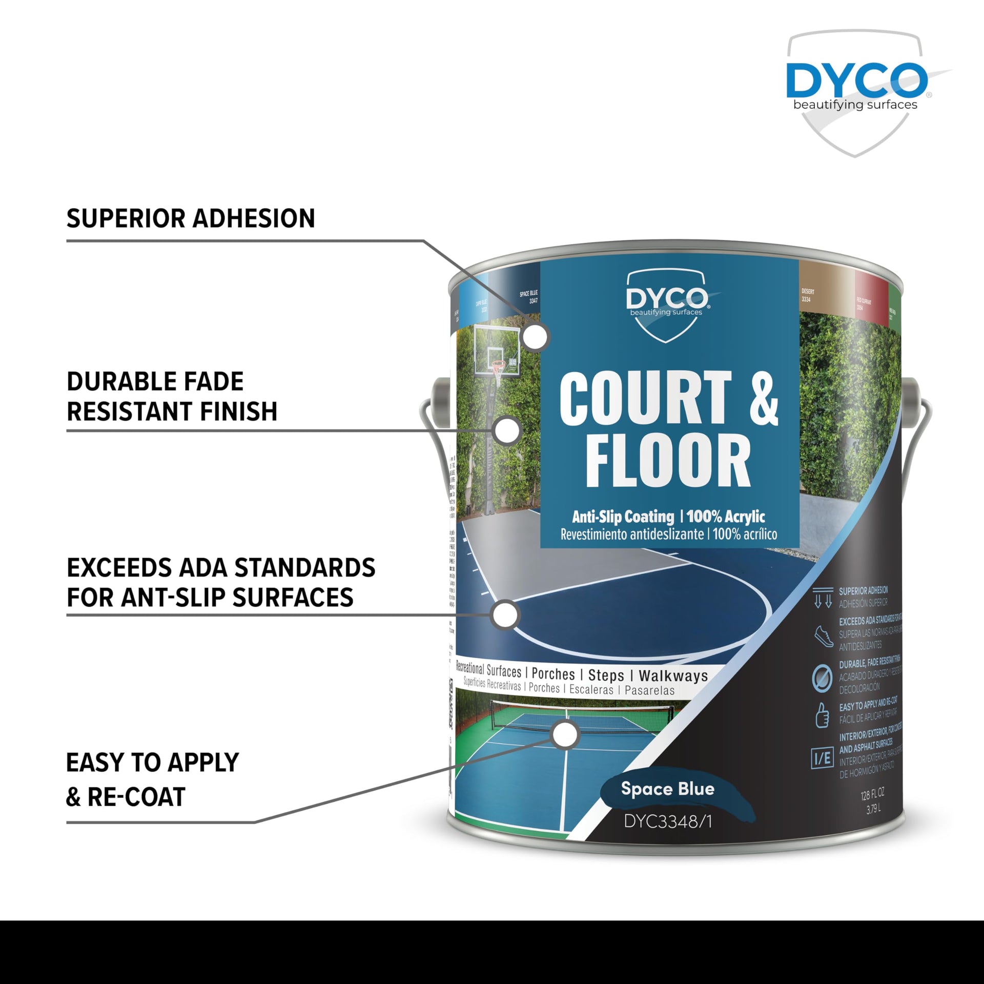 DYCO Court & Floor Anti (128 Fl Oz)