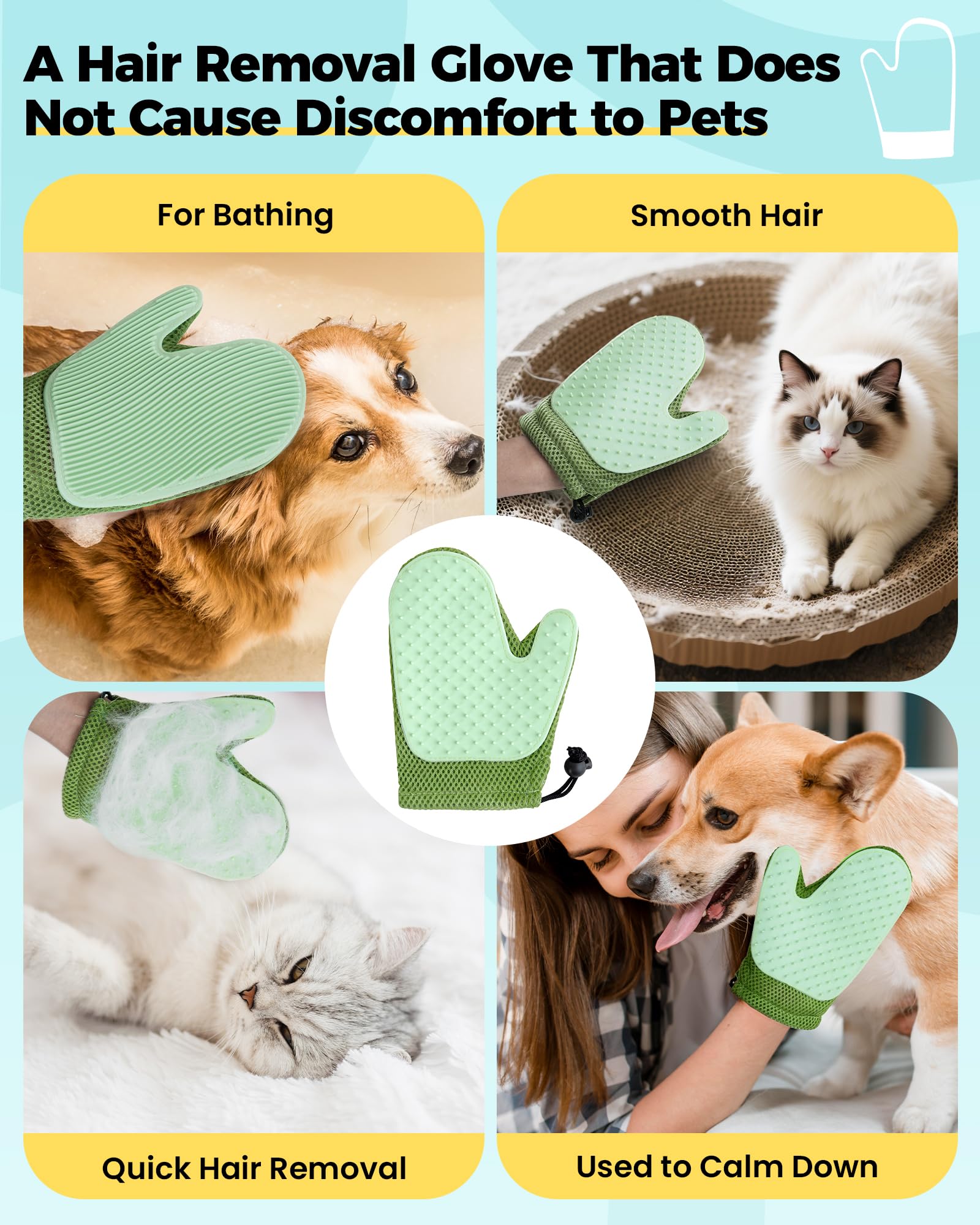Carpet Rake for Pet Hair Removal Tool