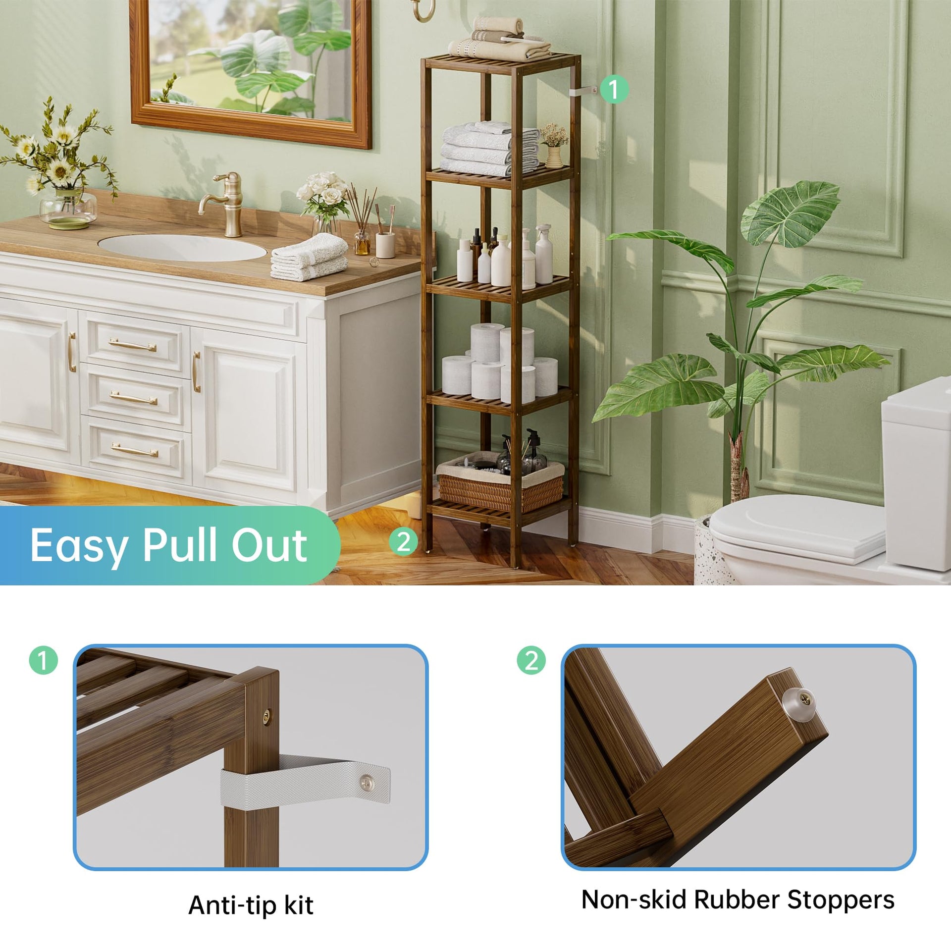 Bathroom Storage Shelf